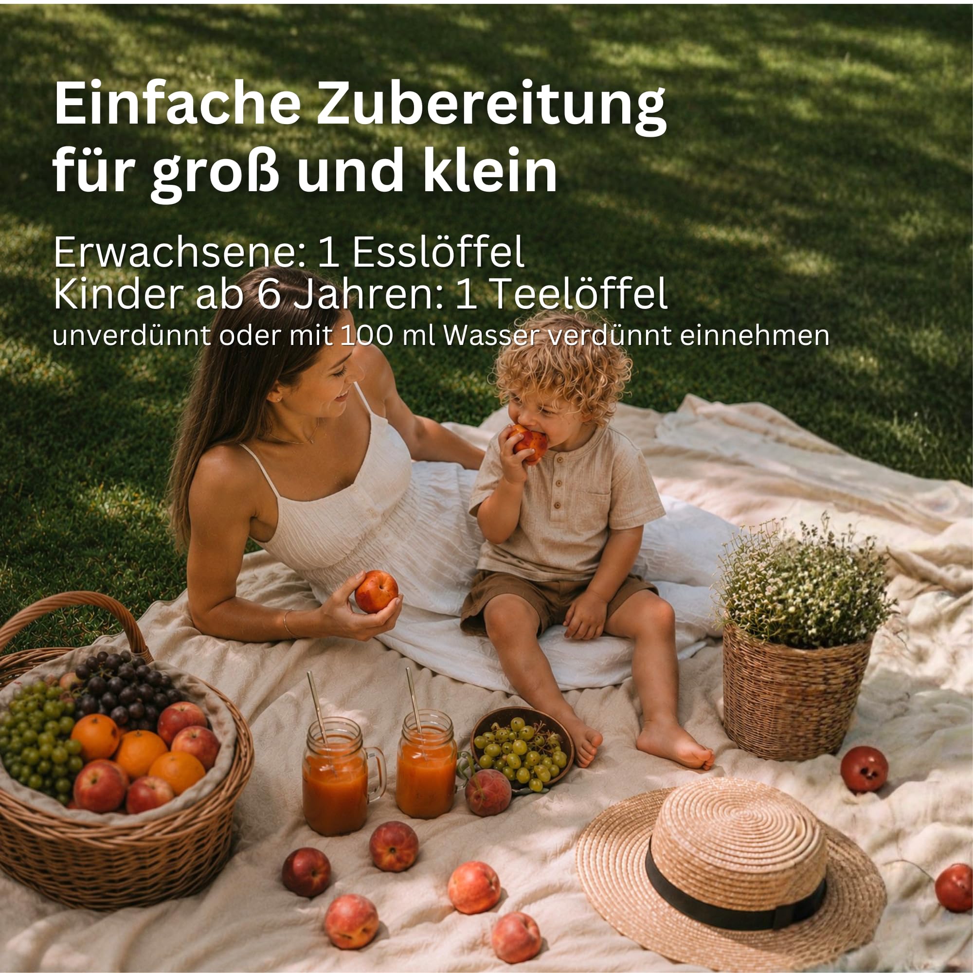 Vital Mikronährstoffkonzentrat für 50 Tage - Multivitamin Formel mit Vitaminen, Mineralstoffen und sekundären Pflanzenstoffen - Getränkekonzentrat mit über 65 Zutaten