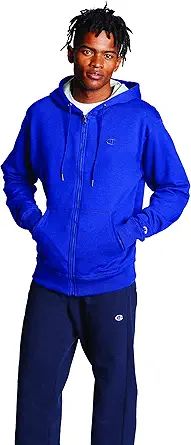 Champion Men's Zip-Up Hoodie, Powerblend, Zip-Up Hoodie Sweatshirt for Men (Reg. or Big & Tall)