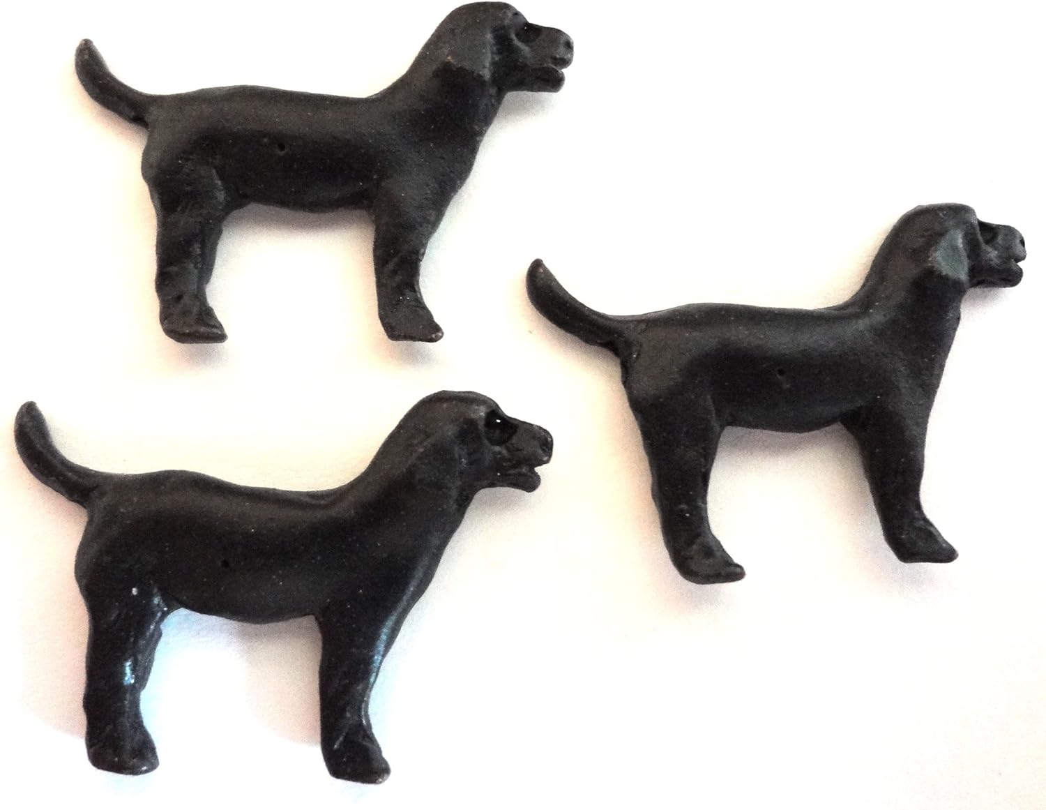 Black Dog Decorative Metal Push Pins, 15 Pieces T-533MB