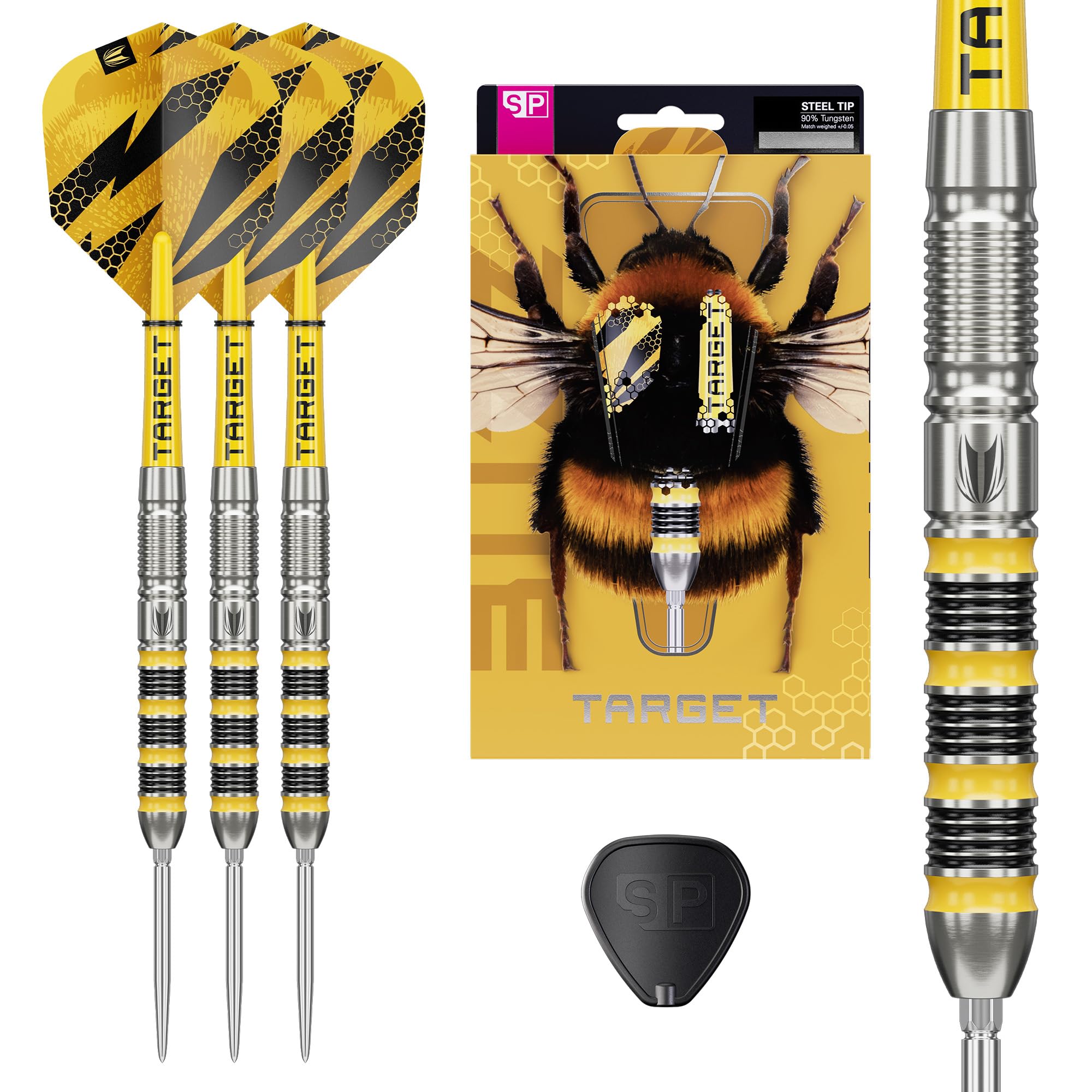Target Darts BUZZ Steel Tip 90% Tungsten, Swiss Points, 23G Barrel 01