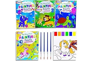 JUNQIU Water Color Paint Sets: Mess-Free Painting Fun for Toddlers