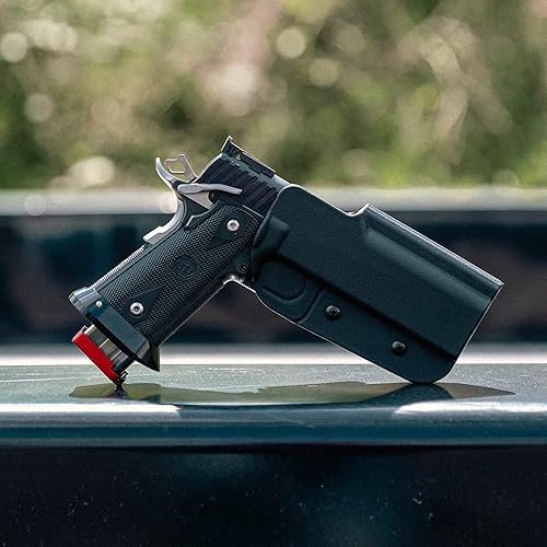 Miniatura 5 de H&K VP9 OWB - Funda para Heckler & Koch VP9 - Funda OWB Signature por Blade-Tech Holsters, cintura exterior abierta (mano derecha)