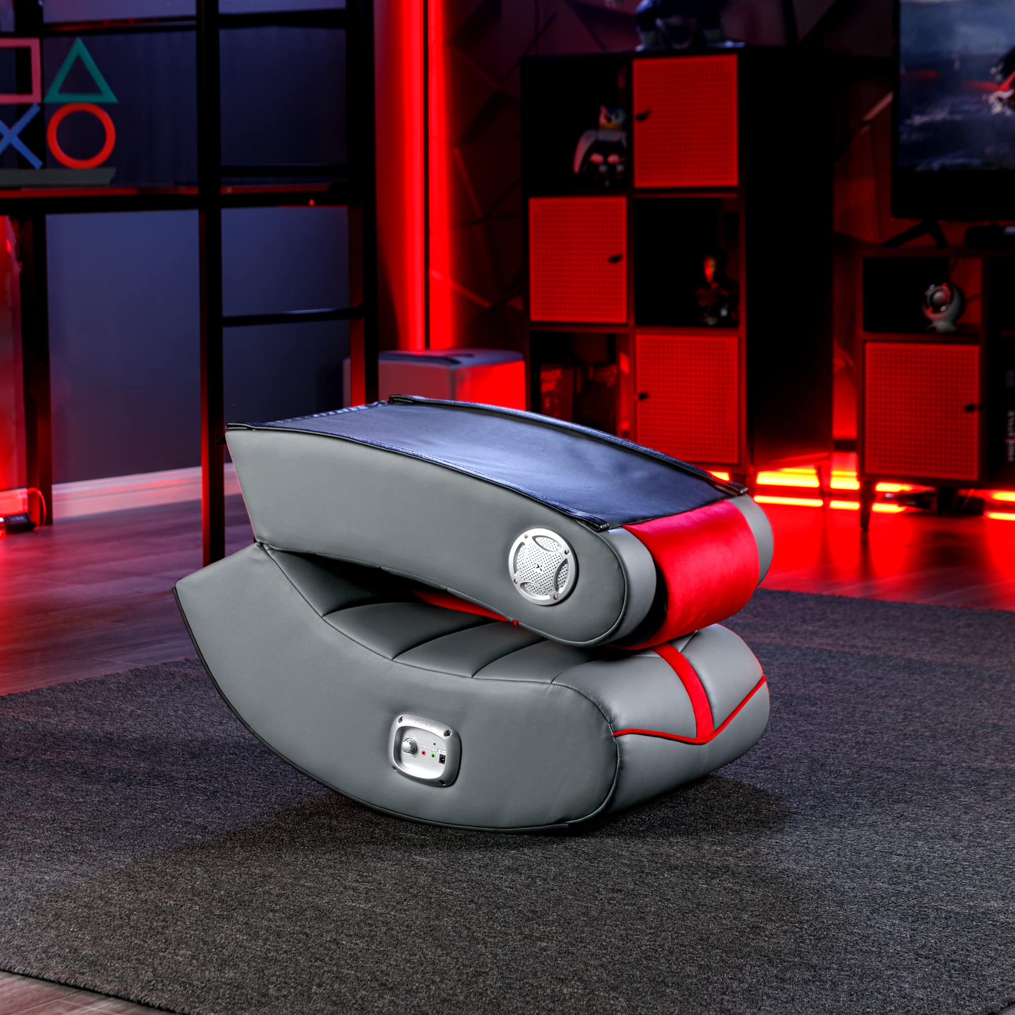 X Rocker Extreme III 2.0 Gaming Rocker Chair with Audio System, 26 x 17