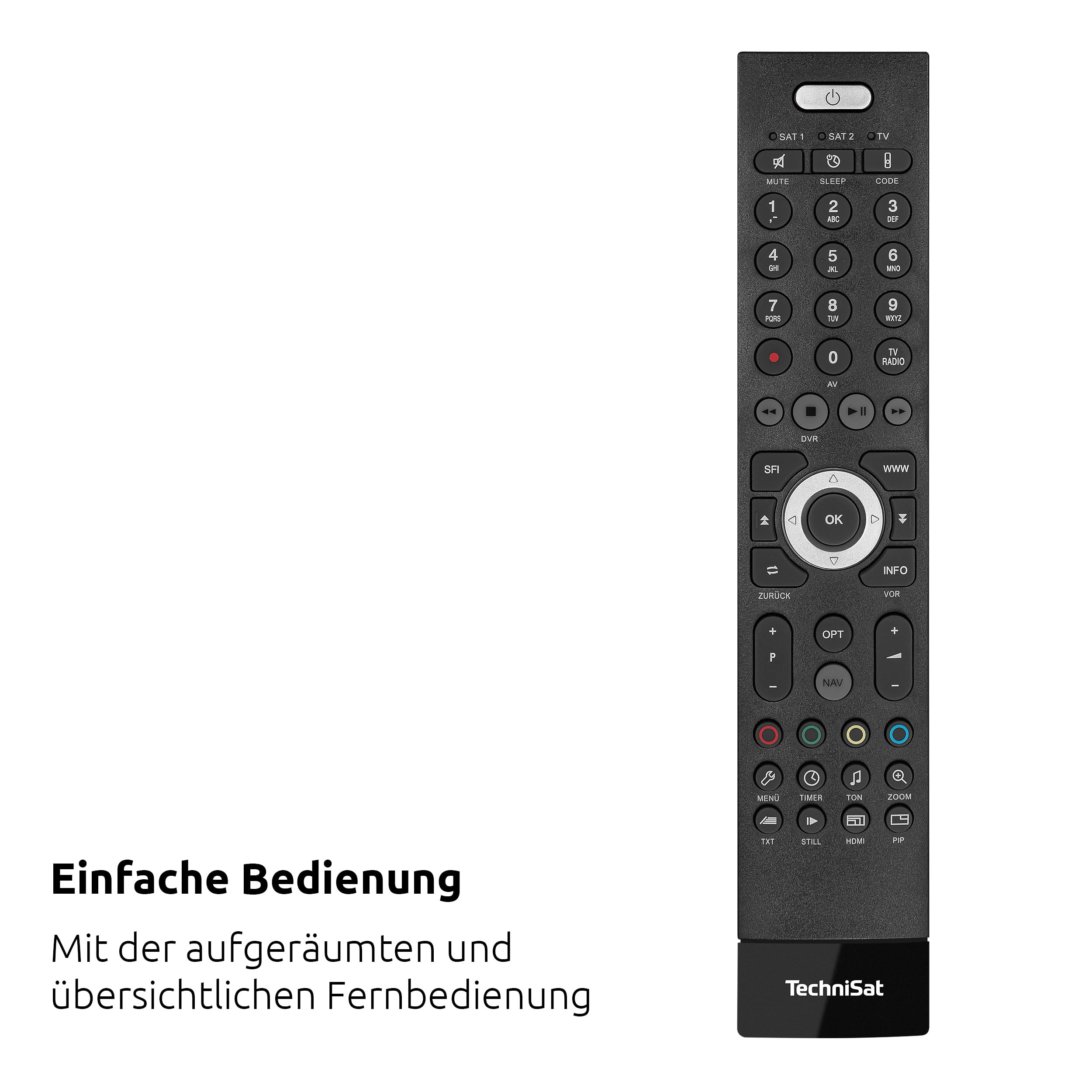 TechniSat HD-C 233 HD-Receiver DVB-C HDMI SCART USB 2.0 schwarz