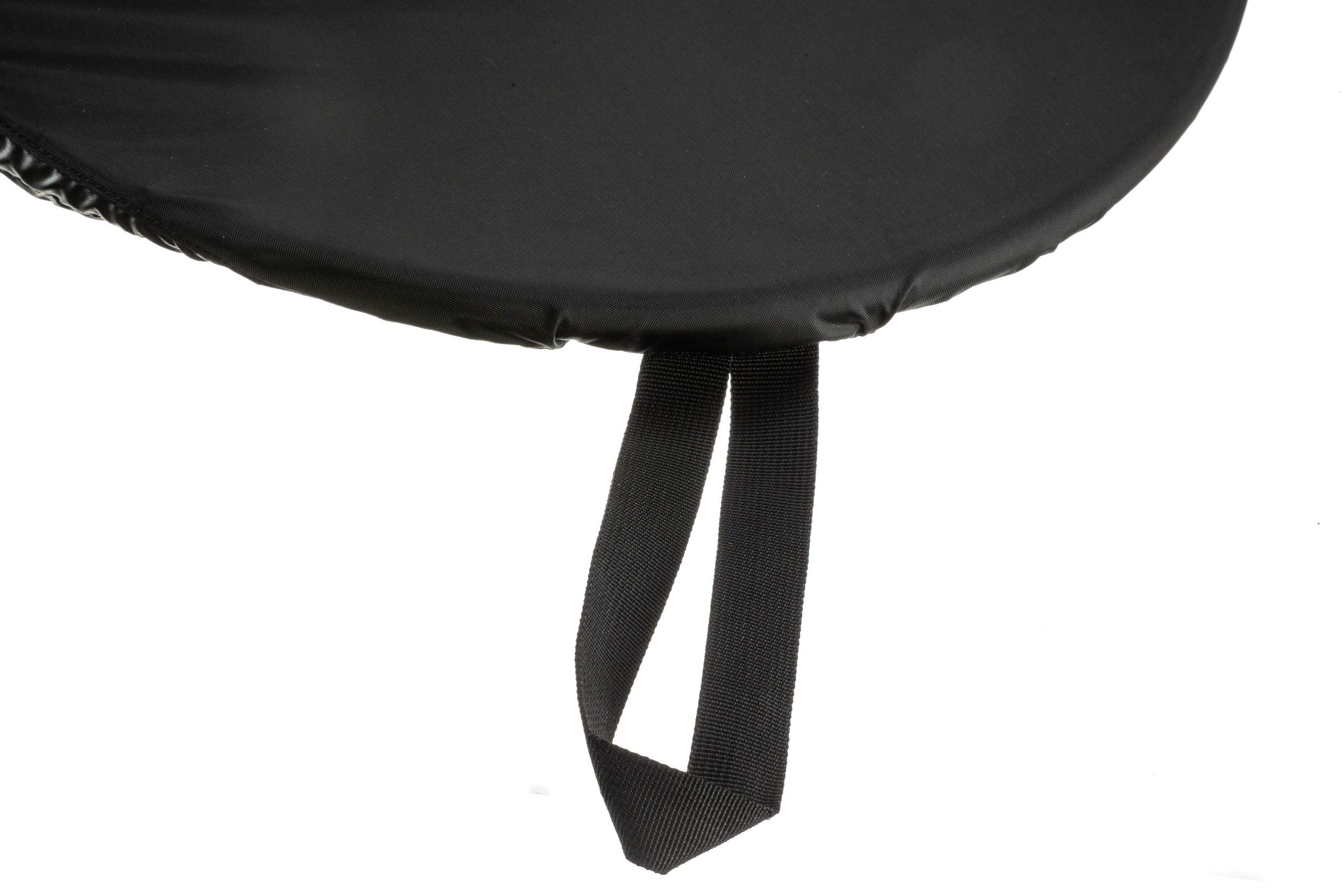 attwood 11776-5 Kayak Nylon Spray Skirt with Mesh Storage Bag, Black