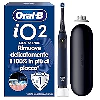 Oral-B iO 2 Spazzolino Elettrico Ricaricabile, con 1 Testina di Ricambio