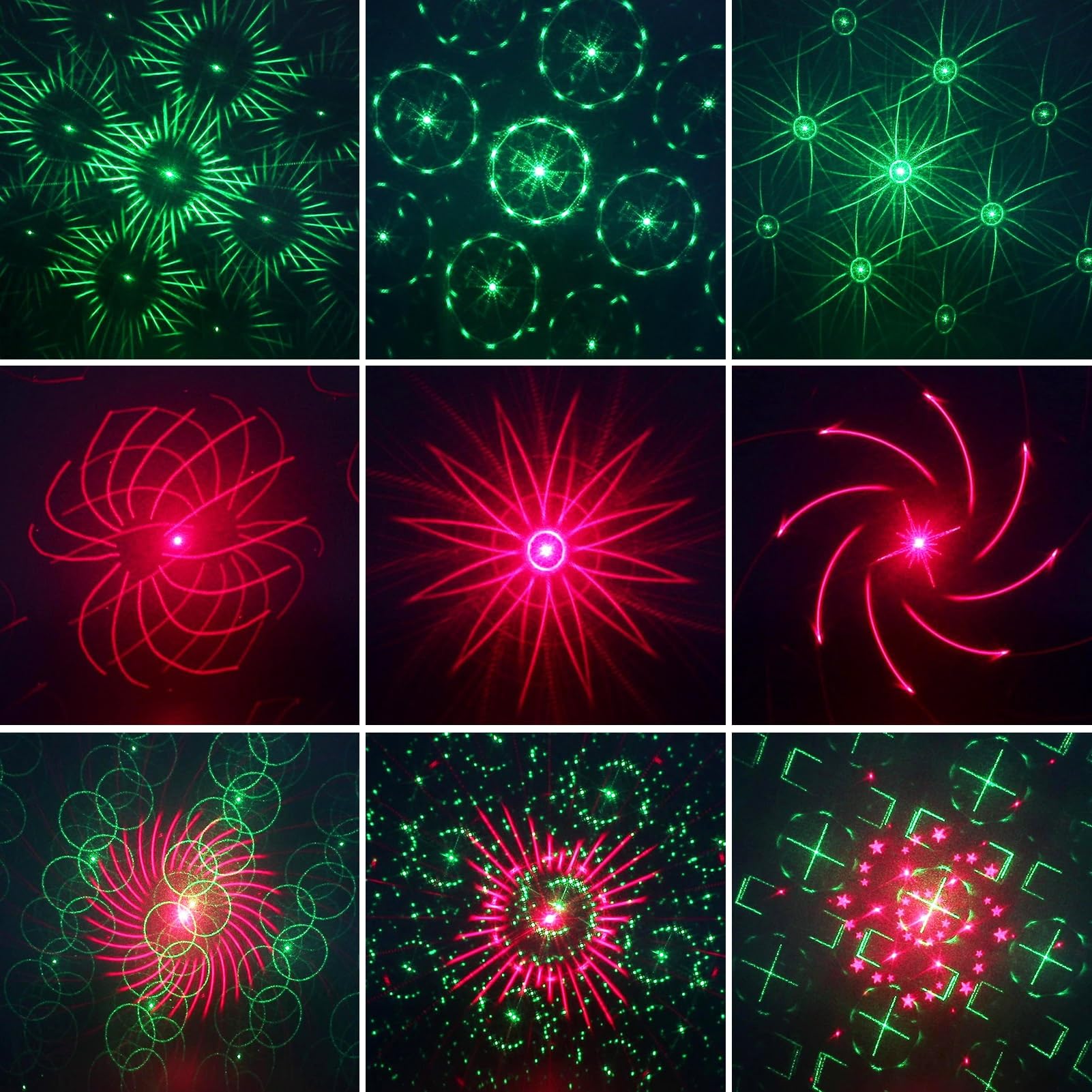 Nigecue 3 in 1 Discolicht Partylicht mit Fernbedienung, Musikgesteuert Disco Licht mit Stroboskop, Sprachsteuert LED DJ Party Lampe Discokugel mit 2M USB Kabel für Halloween Weihnachten Klub Feiertage