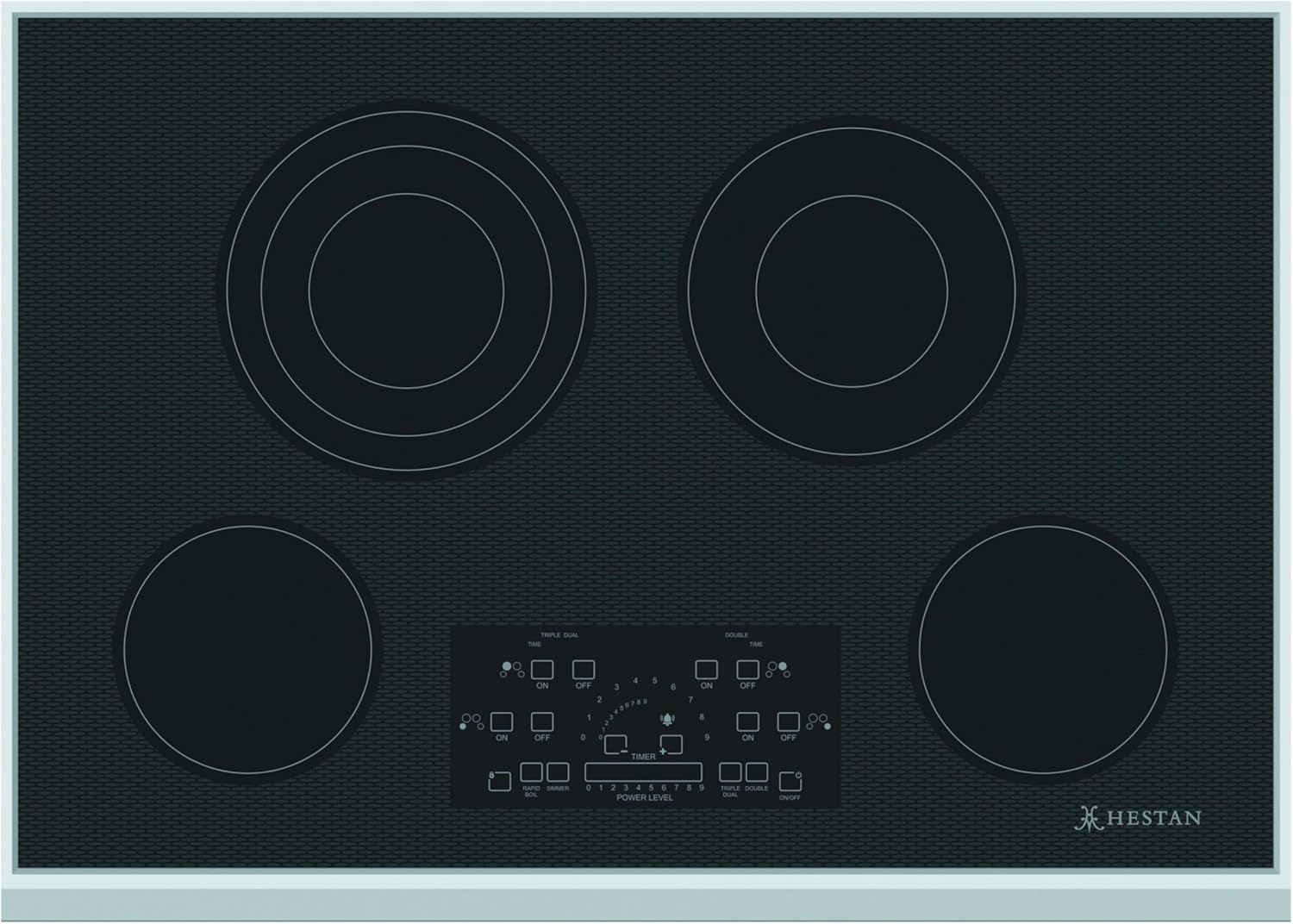Hestan KEC30-BK 30 Inch Wide 4 Burner Electric Cooktop, 30", Black