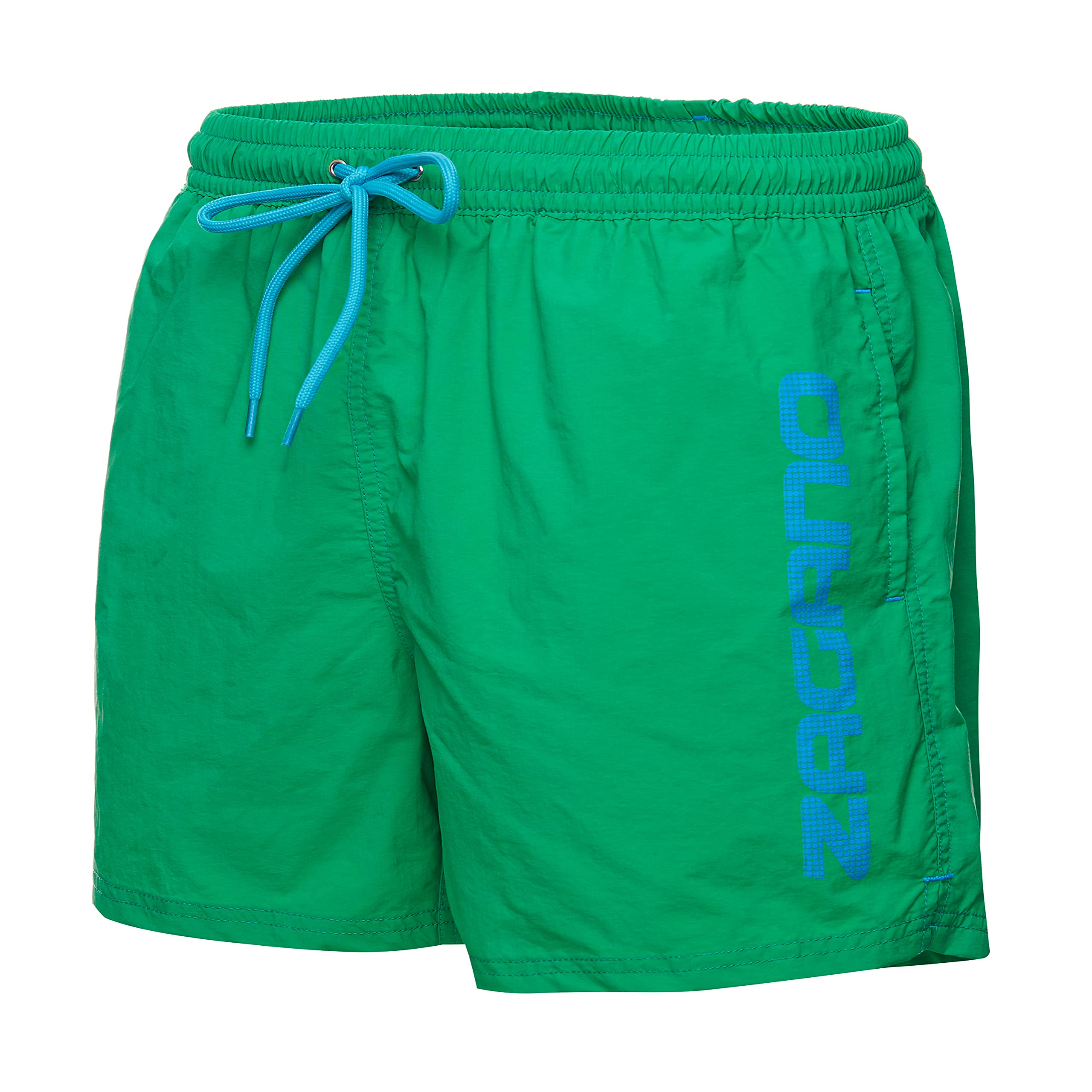 Zagano Zwembroek voor heren, boxershorts, strandshorts, zwembroek voor heren, zwembroek, zwemshorts voor mannen, korte broek, trainingsbroek, made in EU, lichtgroen, M