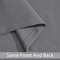 Vista 6 de Yakamok Panel de Cortina Térmica Opaca Ancha para Puerta de Patio, Cortinas Aislantes con Ojales para Puerta Corrediza, Cortinas Extra Anchas