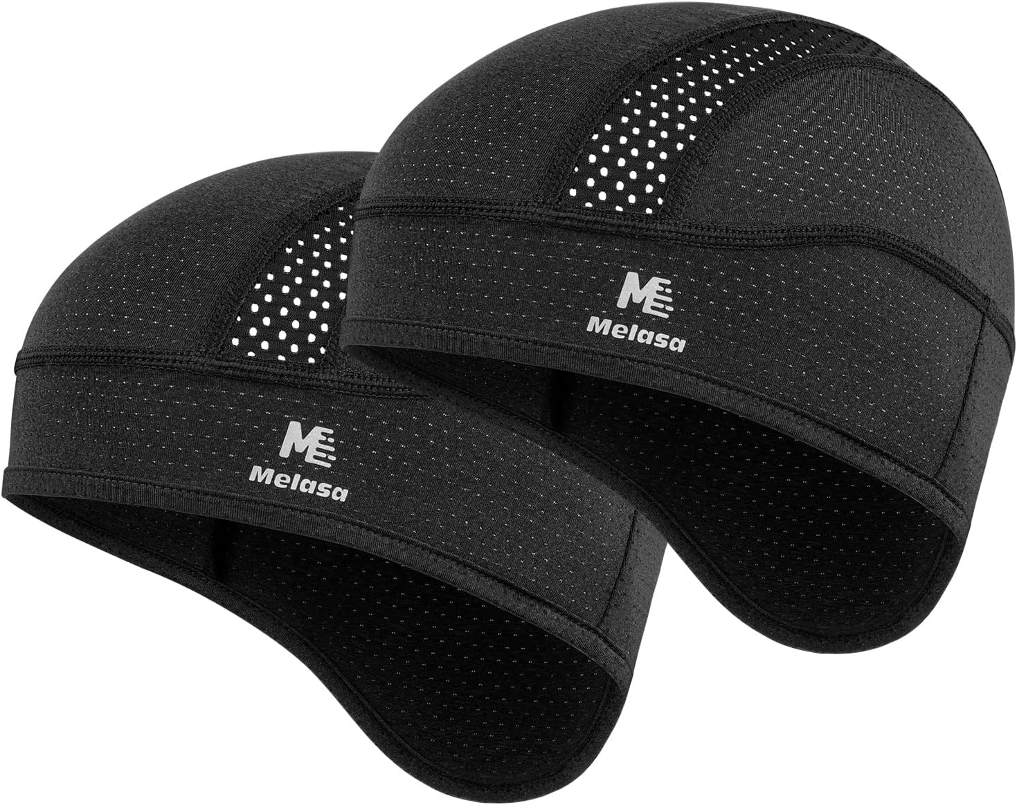 MELASA Skull Cap Cooling Helmet Liner for Hard Hat with Neck Extension Sun Protection Mesh Breathable Sweat Cap for Men Women