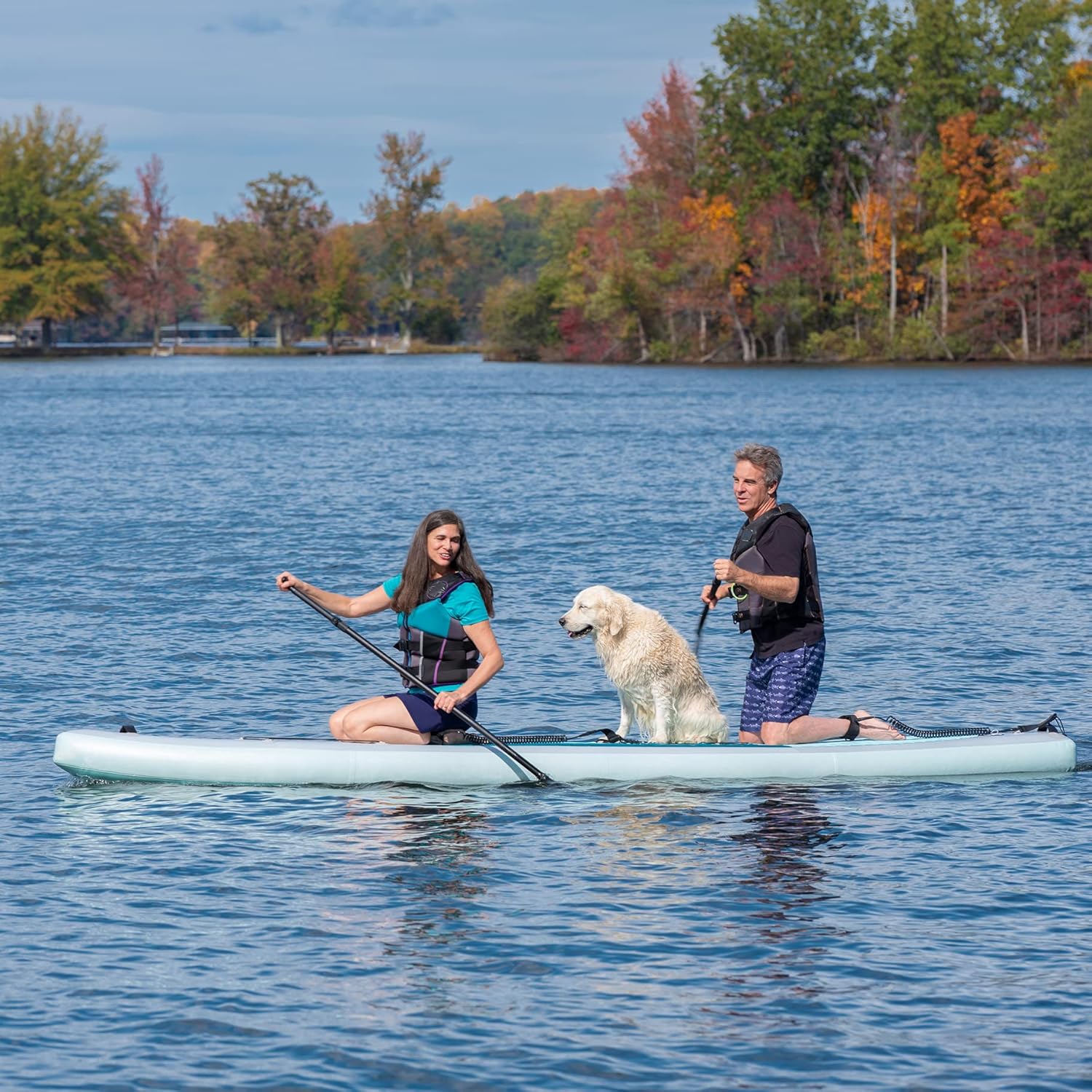ANYTHING SPORTS Tandem Inflatable Stand Up Paddleboard, 14'x34 x6 : Sports & Outdoors
