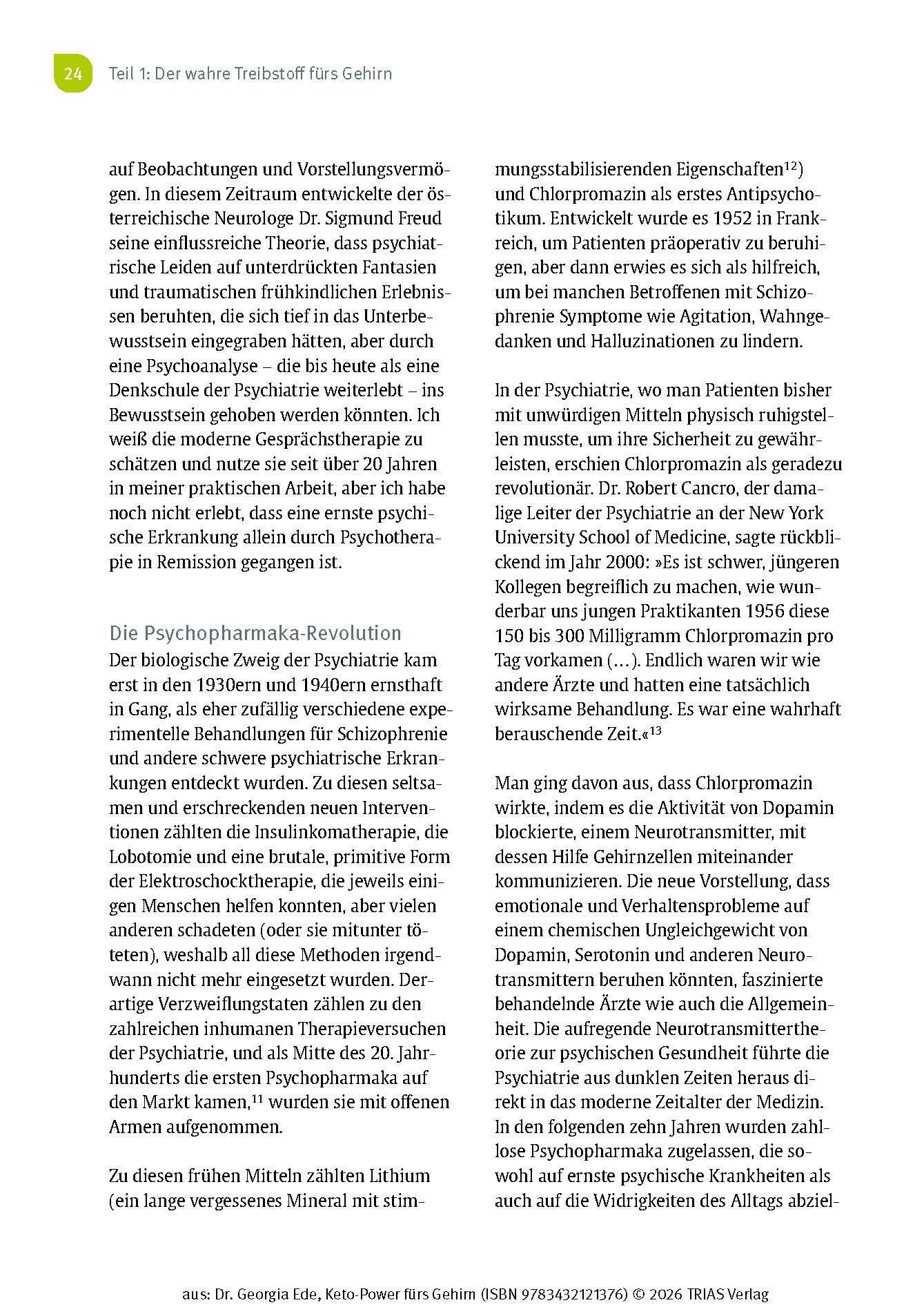Keto-Power fürs Gehirn: Lebenslang geistig gesund bleiben: Das revolutionäre Ernährungskonzept gegen Demenz, Depressionen und Ängste