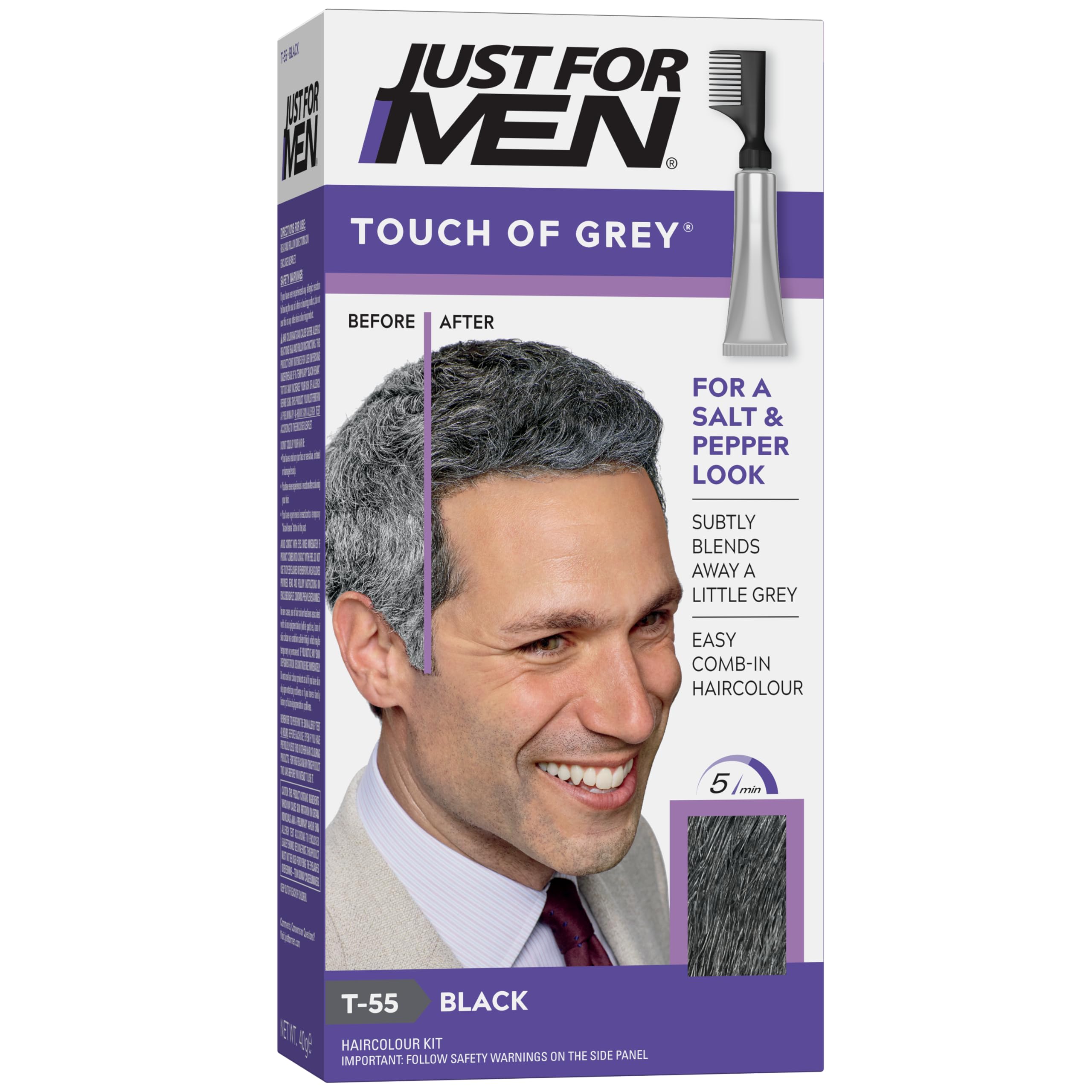 JUST FOR MEN Touch of Grey Siyah