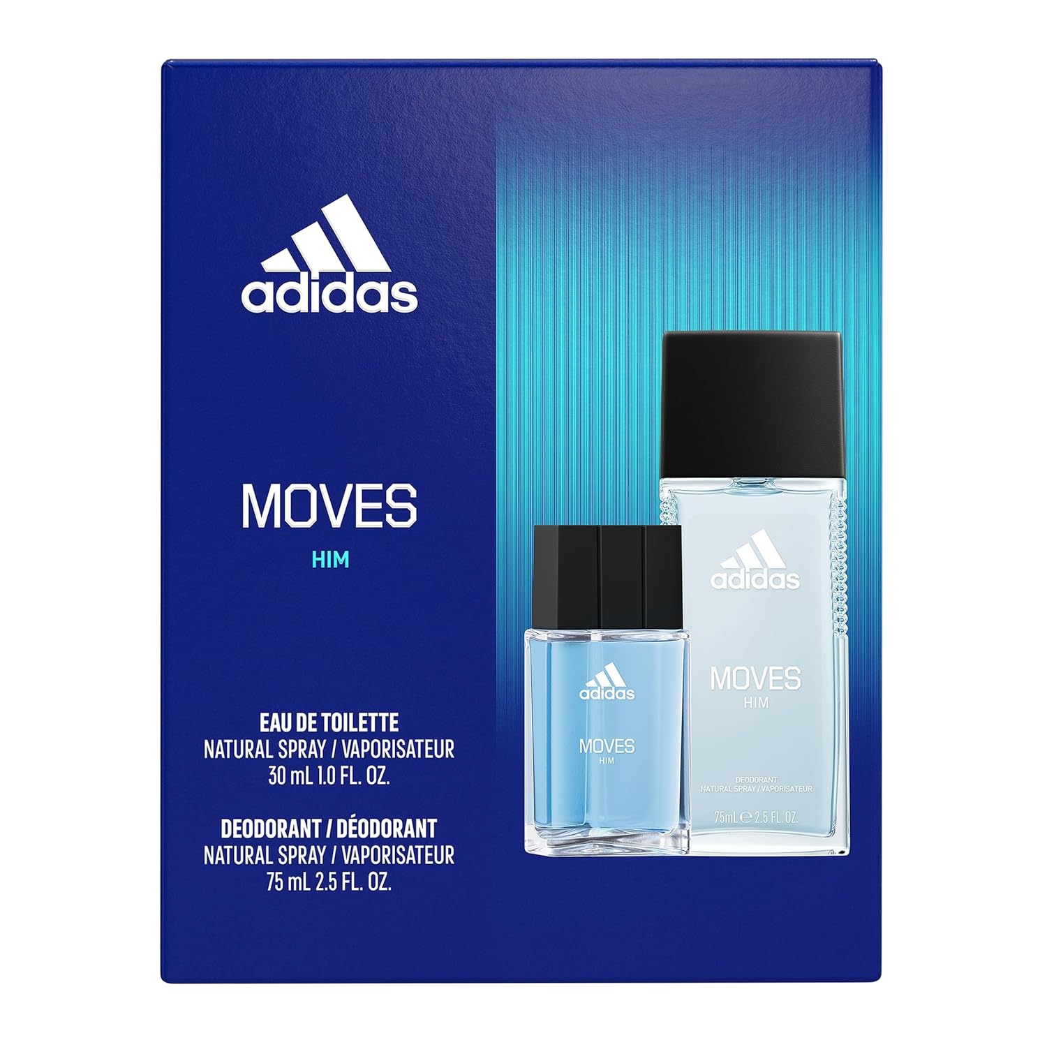adidas Moves for Him 2-Pc. Eau de Toilette and Deodorant Holiday Gift Set