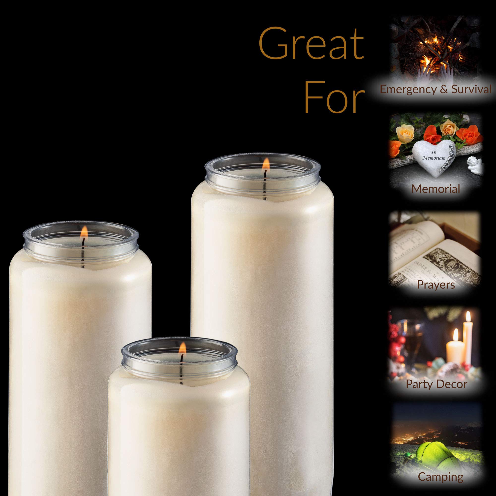 Velas conmemorativas para honrar a los fallecidos en diversos lugares Velas conmemorativas para honrar a los fallecidos en diversos lugares