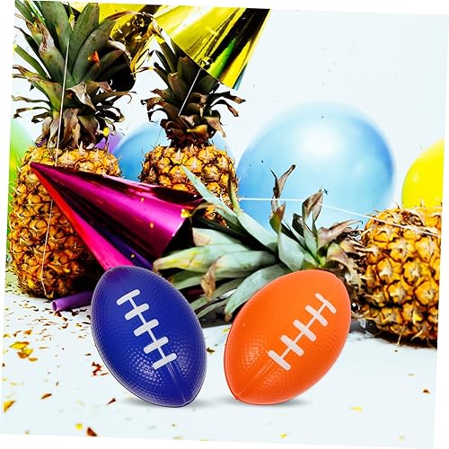 Miniatura 4 de TOYANDONA 6pcs Fútbol DIY Paisaje Decoración Mini Rugby Footballs Rugby Footballs Mini DIY Rugby Footballs Rugby Footballs Decoraciones Miniatura