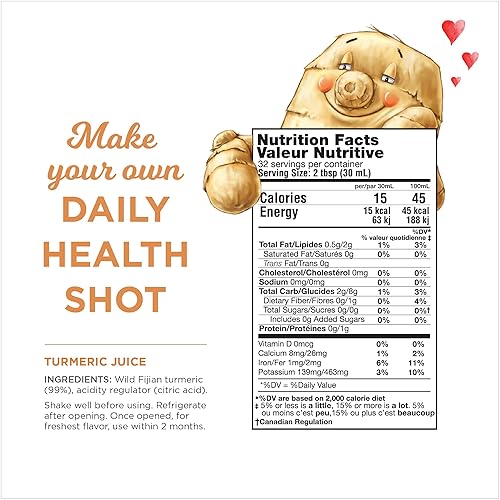 Miniatura 9 de The Ginger People Juego de jugo de jengibre y cúrcuma  Digestión + antiinflamatorio  8 onzas líquidas (paquete de 2)