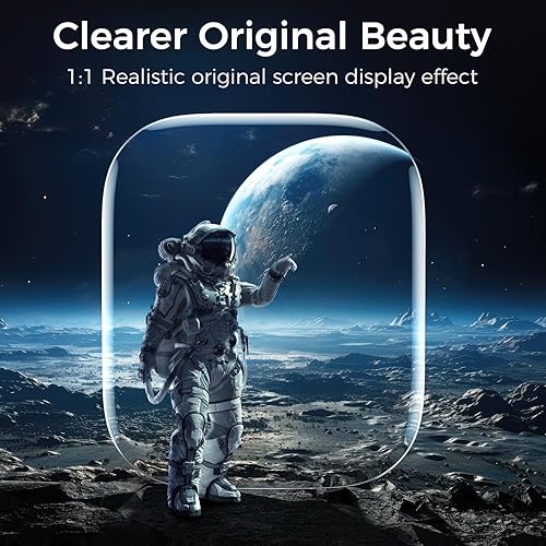 Miniatura 6 de Protector de pantalla de vidrio templado compatible con Apple Watch (45mm)