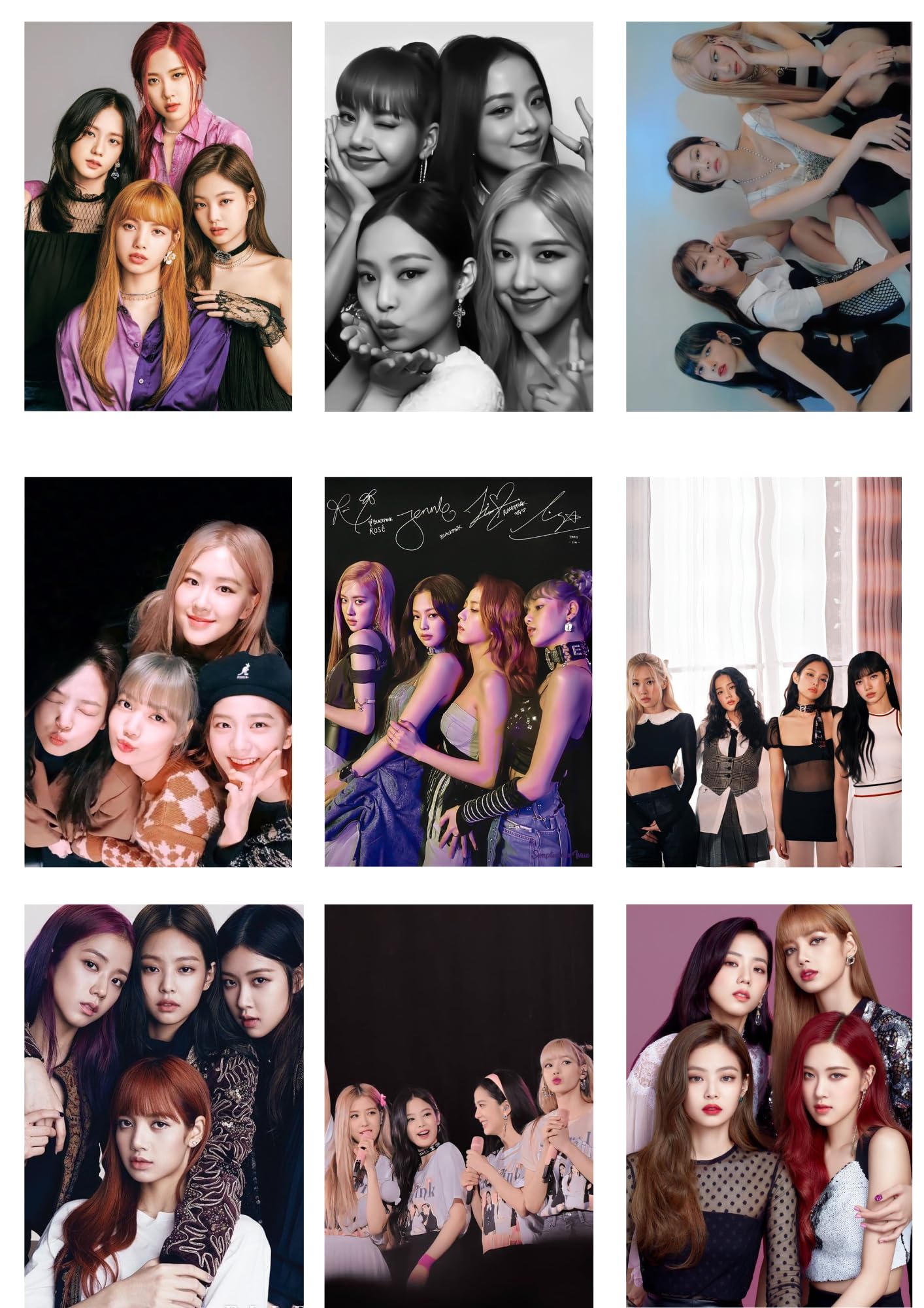 Bestowal Store Blackpink Members Photocard Pack of 18 Premium HD