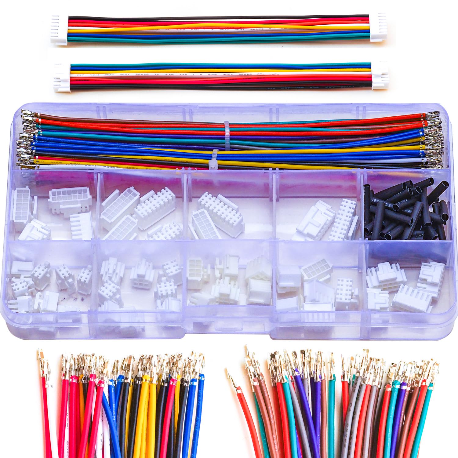 Amazon.com: Yoeruyo JST 2.0mm Pitch Cable Connector Kit, JST