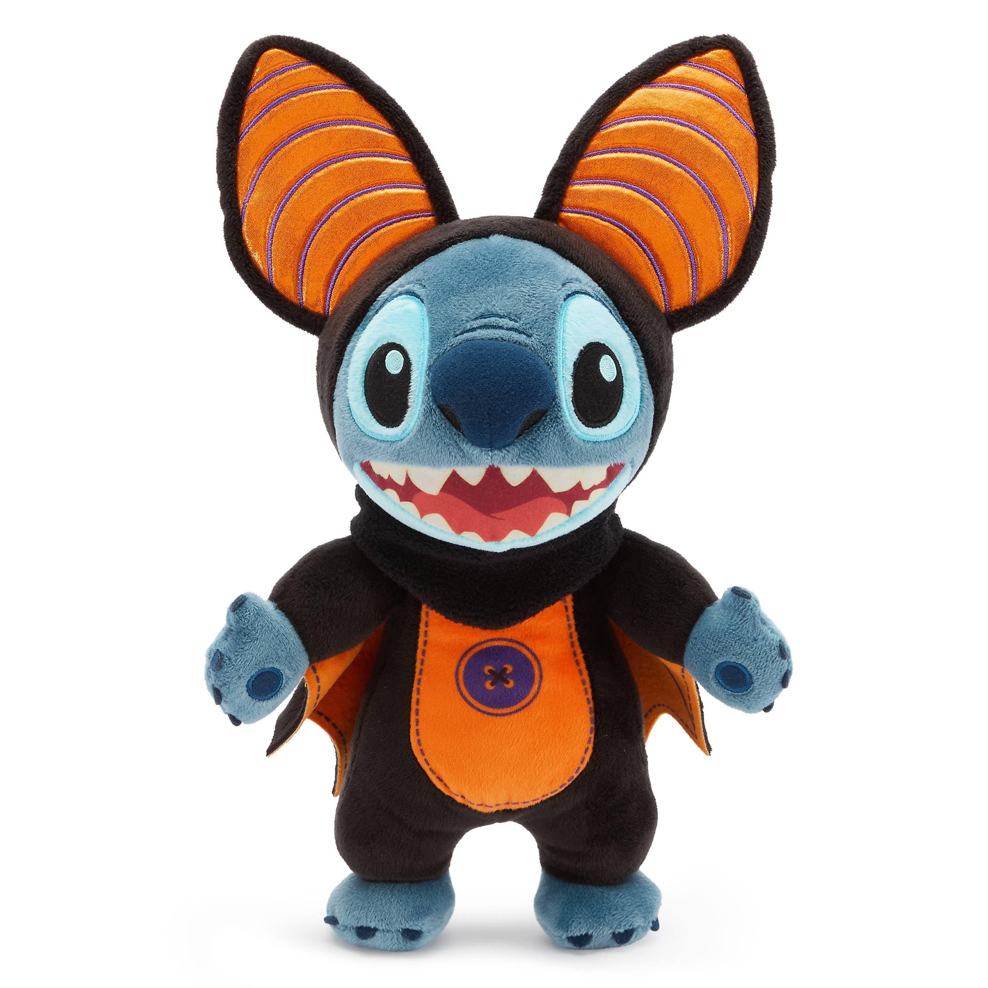 Disney Store Official Stitch Bat Costume Halloween Plush 40 cm