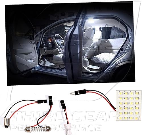 TGP Blanco 24 LED SMD Panel Bombilla para Aplicación de Luz Domo 2000-2012 Nissan Sentra