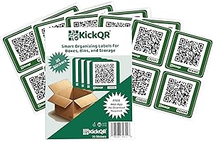 KickQR Premium QR Code Storage System: Smart Organization and Inventory Management