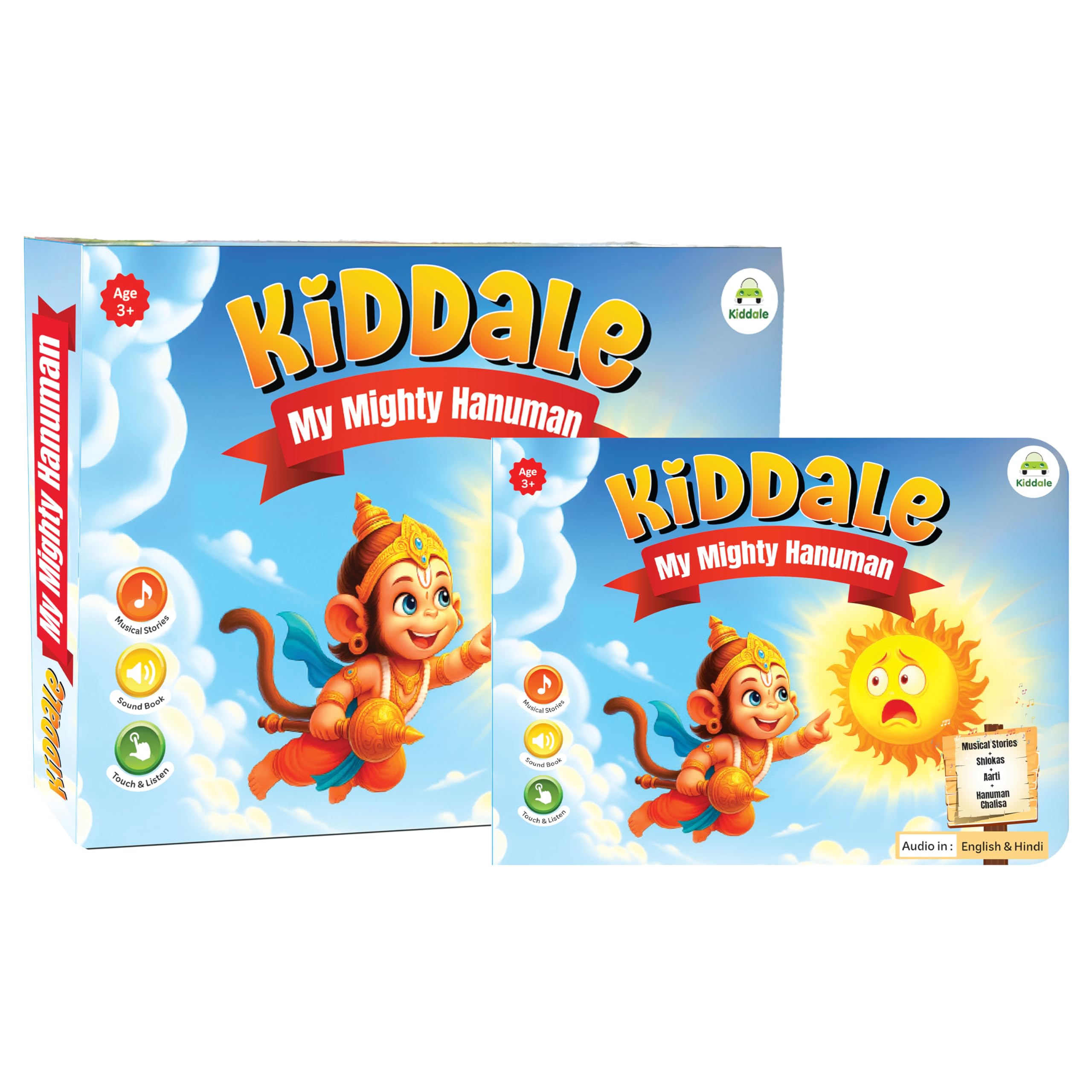Kiddale My Mighty Hanuman Musical Book – Interactive Sound & Story Learning for Kids (3+ Years)-picture-25