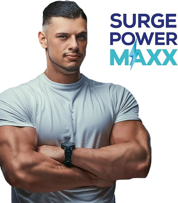 (3 Pack) Surge Power Maxx Supplement for Men, SurgePower Max Male Pills Formula, Premium All Natural Advanced Support, 180 Capsules for 3 Months