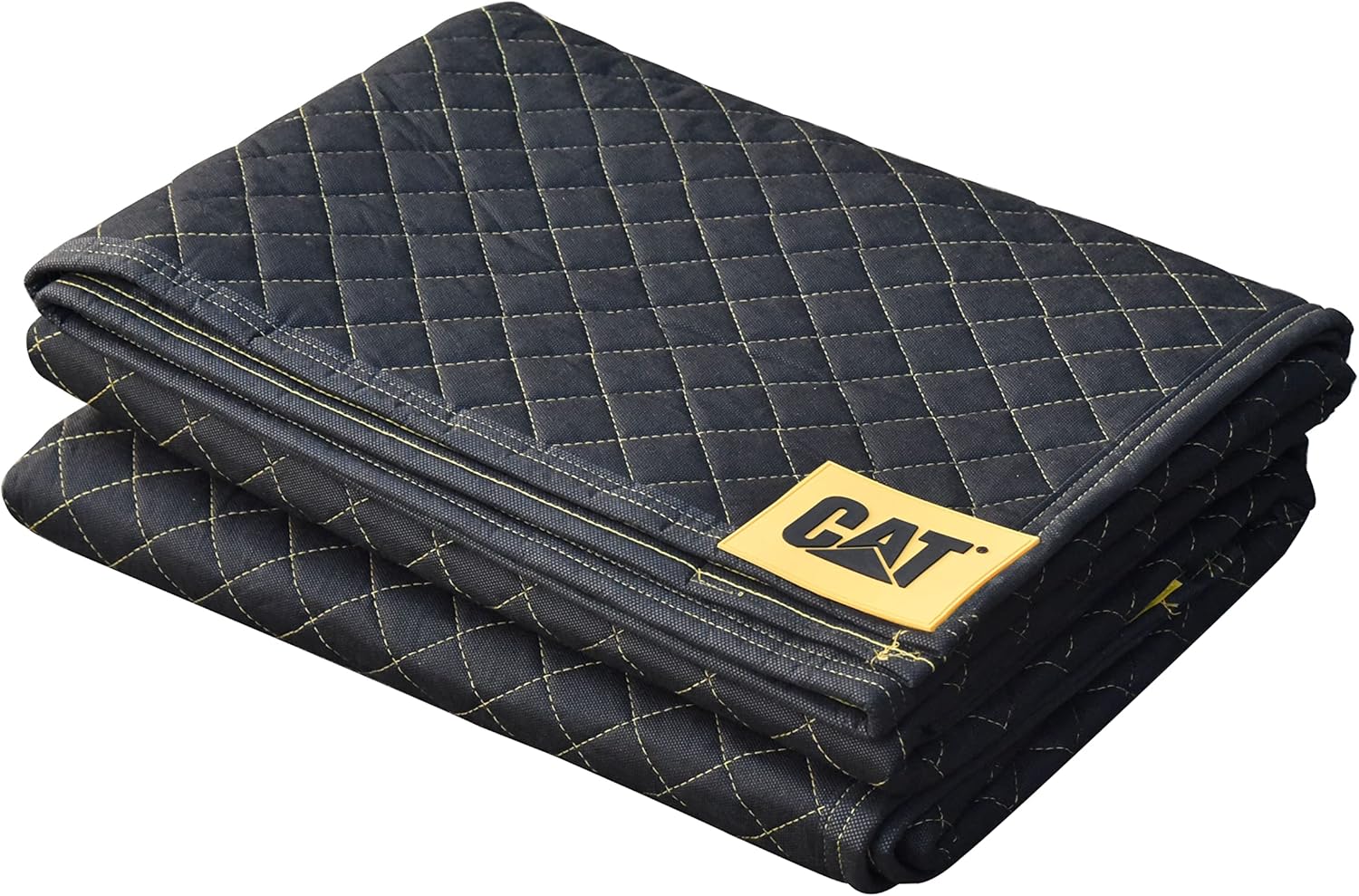 Cat 980411N Heavy Duty Moving Blanket, Non-Woven Utility Cover with Quilted Padding, Cargo Protection, Storage Furniture Packing 72 Inch by 60 Inch-980411N, Black