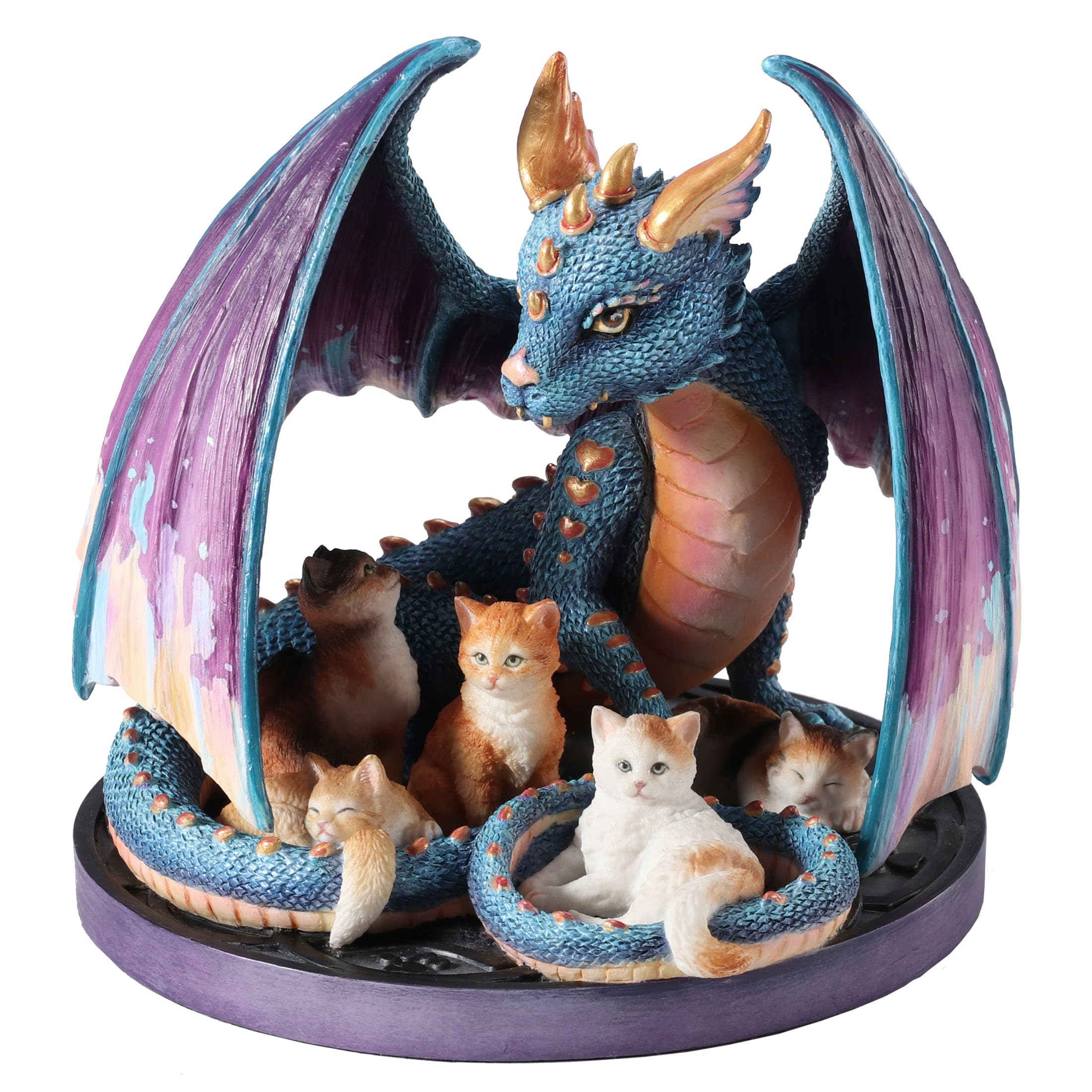 Figurine dragon et chats Selina Fenech le cadeau idéal pour passionnés