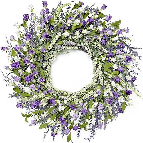 Artgar 26 Inch Spring Wreaths for Front Door, Spring Summer