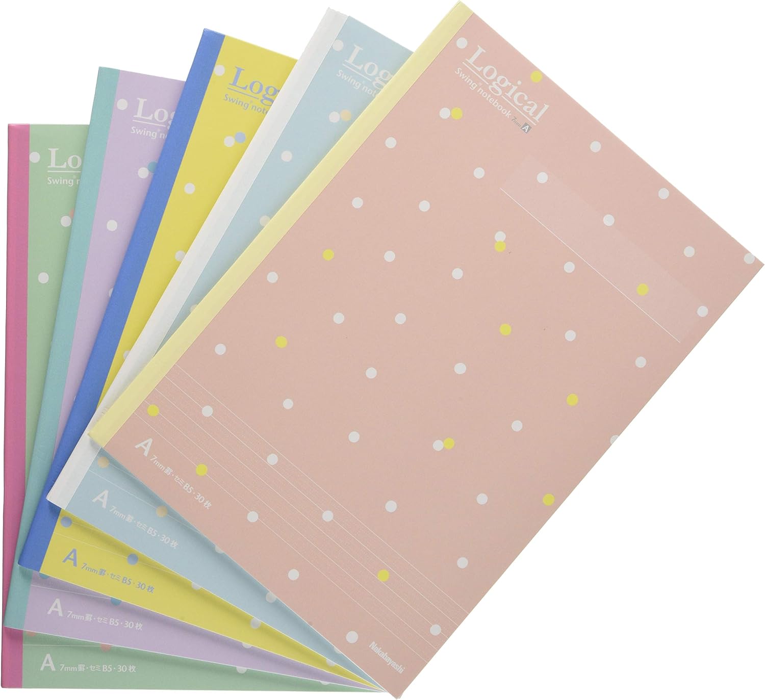 Amazon ナカバヤシ スイング ロジカルノート 5冊パック セミb5 A罫 シルバースター ノ B589a 5p 文房具 オフィス用品 文房具 オフィス用品