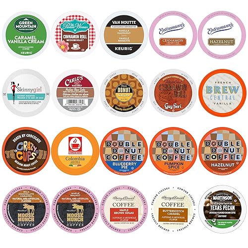 Miniatura 8 de Perfect Samplers Cafétésidracapuchino y chocolate caliente tazas individuales para cafeteras Keurig K Cup, mezcla premium, 20 unidades