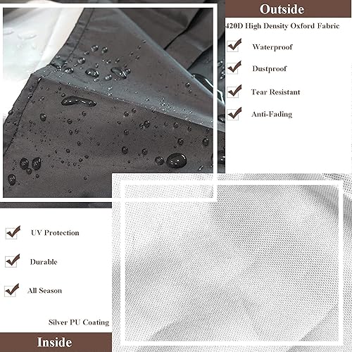 Miniatura 3 de Cubierta de tambor de 55 galones, cubierta de tambor ajustable y elástica con cordón, cubierta de barril de almacenamiento de agua para barril de