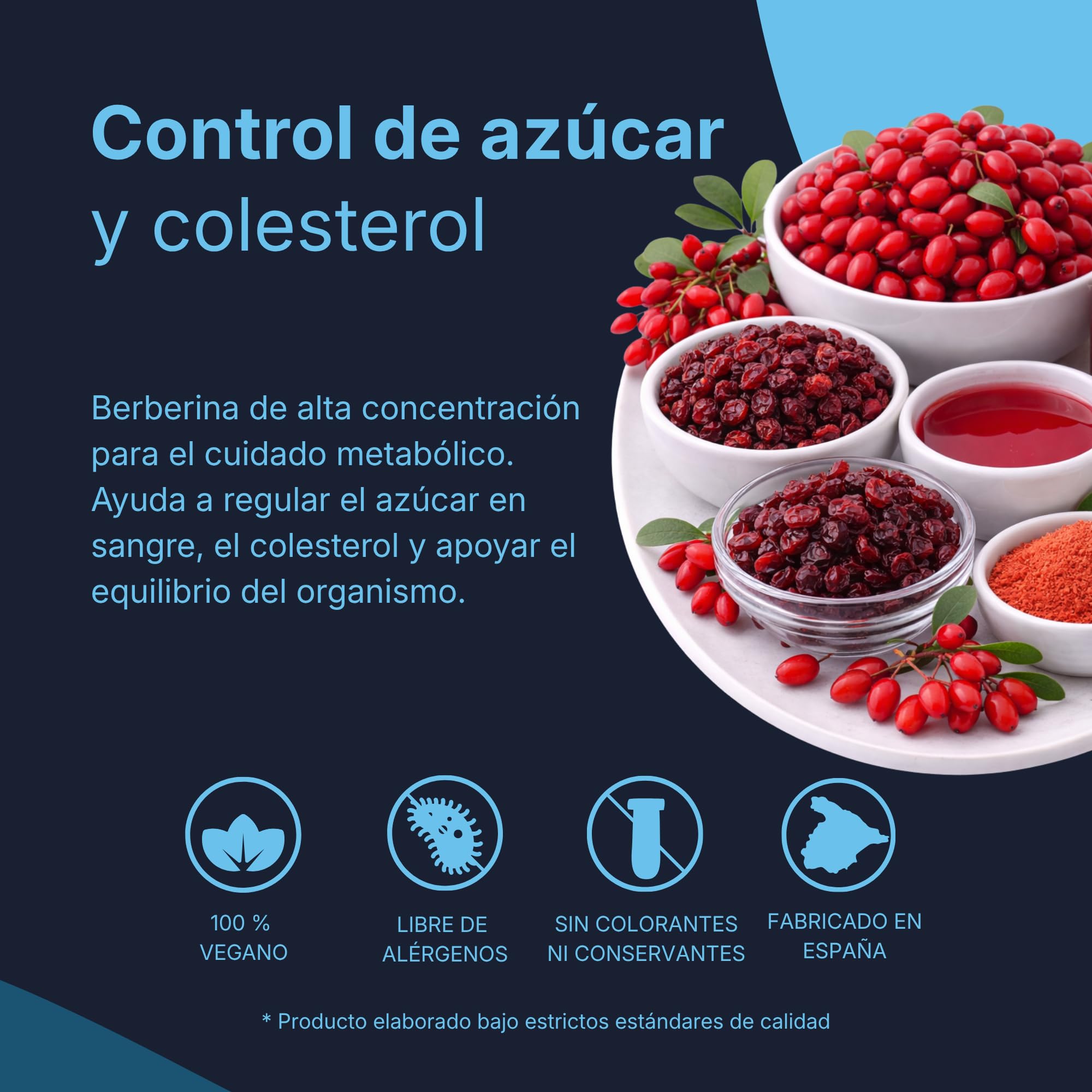 Berberina FEPA – 60 Cápsulas Pack de 2– Extracto de Raíz de Berberis con Acción Antioxidante – Complemento Alimenticio para Apoyo al Metabolismo, Energía y Bienestar General Diario – Fepadiet