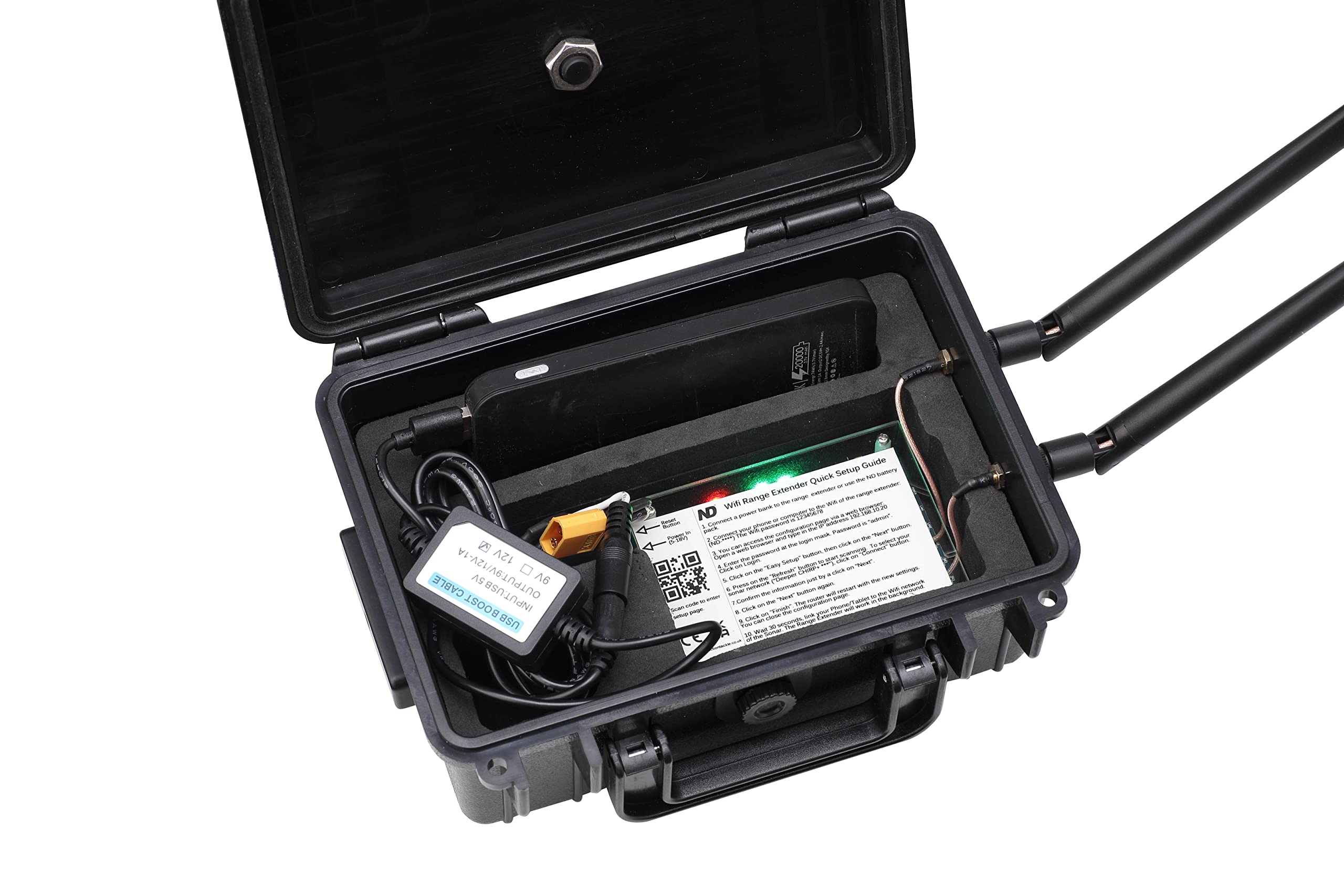 Wi-Fi Sonar Range Extender Per Fish Finder - Aumenta Portata E Stabilizza Connessione