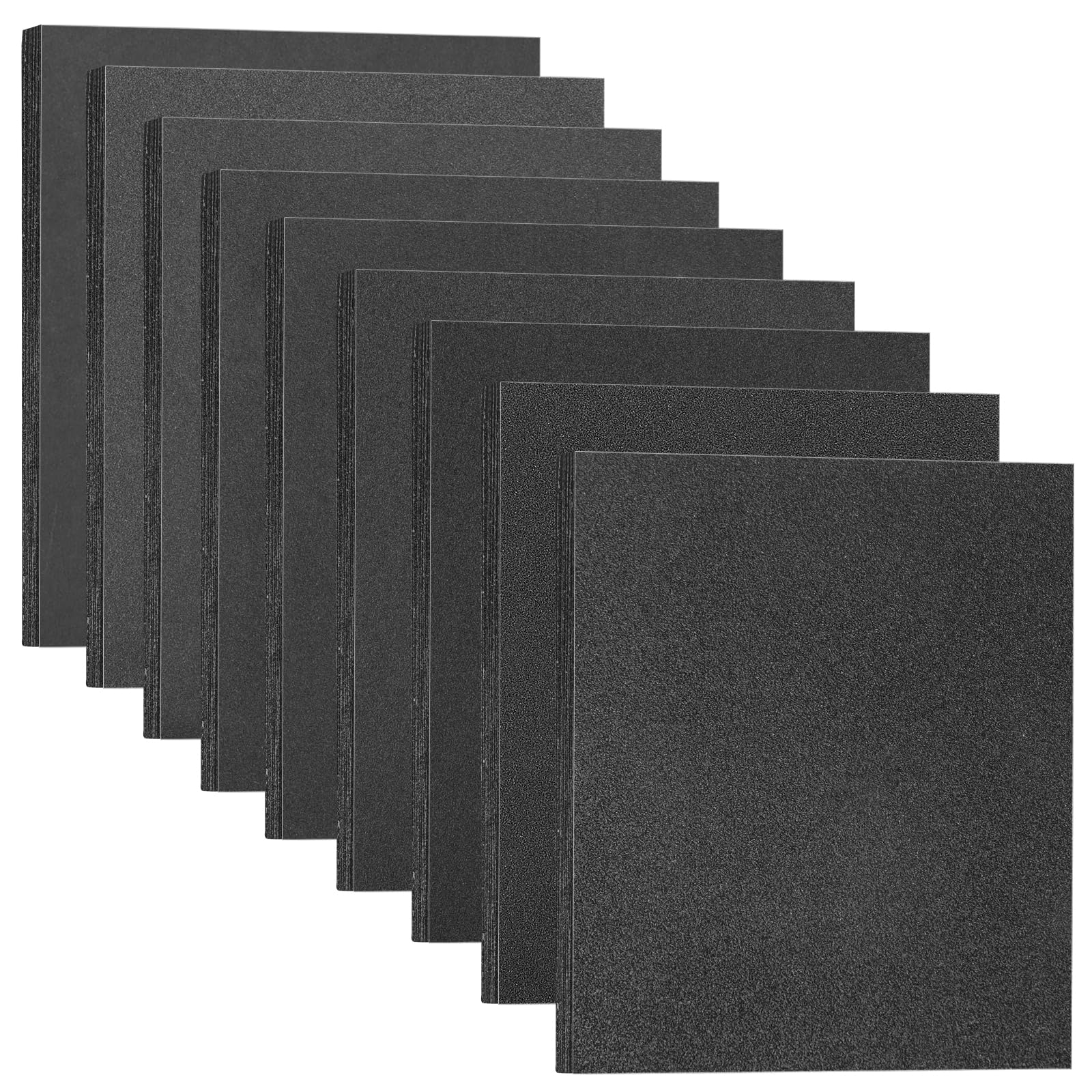 STEBRUAM 18 Sheets Sandpaper 120/180/240/320/400/600/800/1000/2000 Grits Wet and Dry Polishing for Cars Metals Walls Wood Furniture,Sand Paper 9x11 Inch