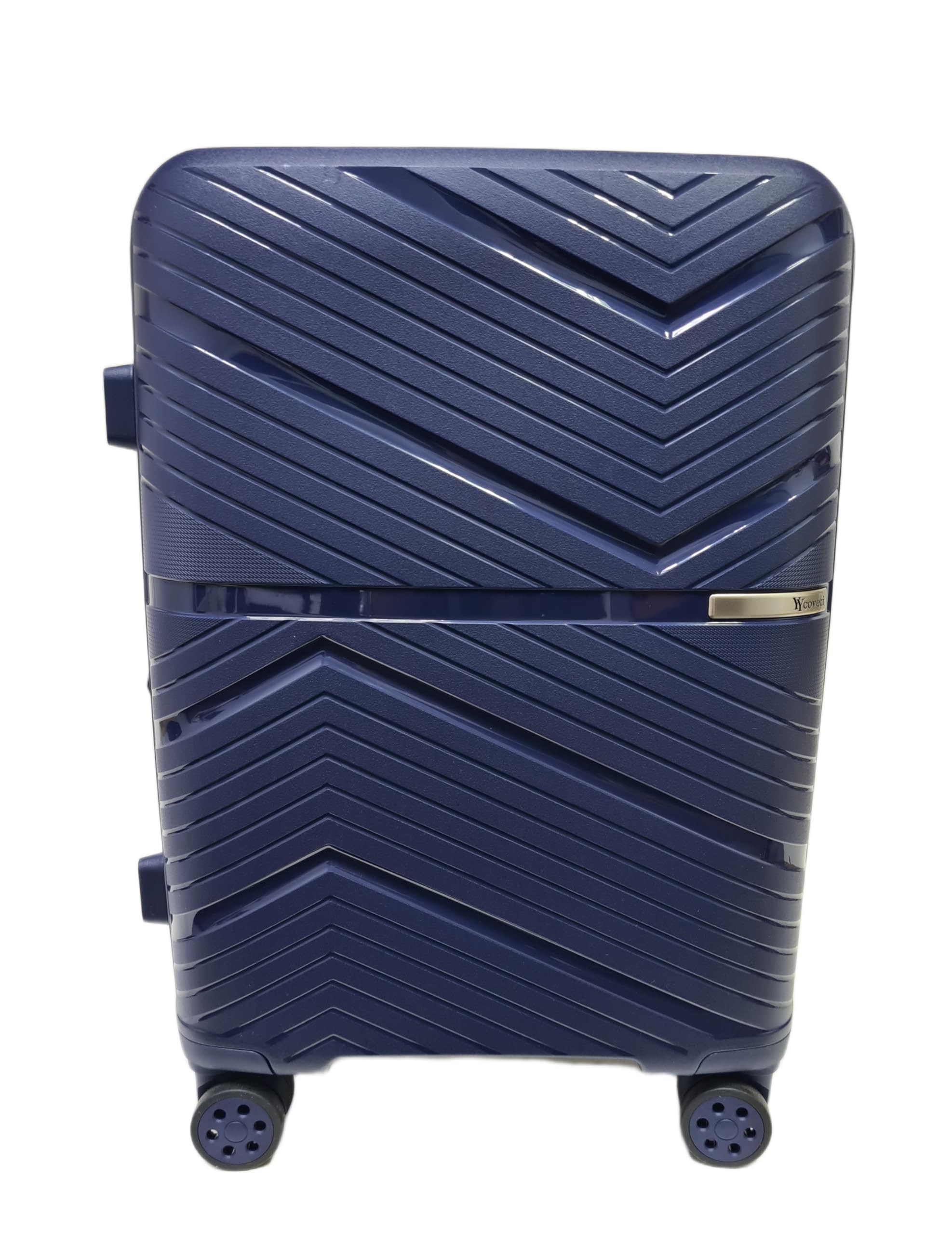 COVERI COLLECTION Trolley Enrico Coveri Bagaglio a Mano 55x39x20 cm 8 Ruote Rigido Espandibile Ryanair EasyJet Blu