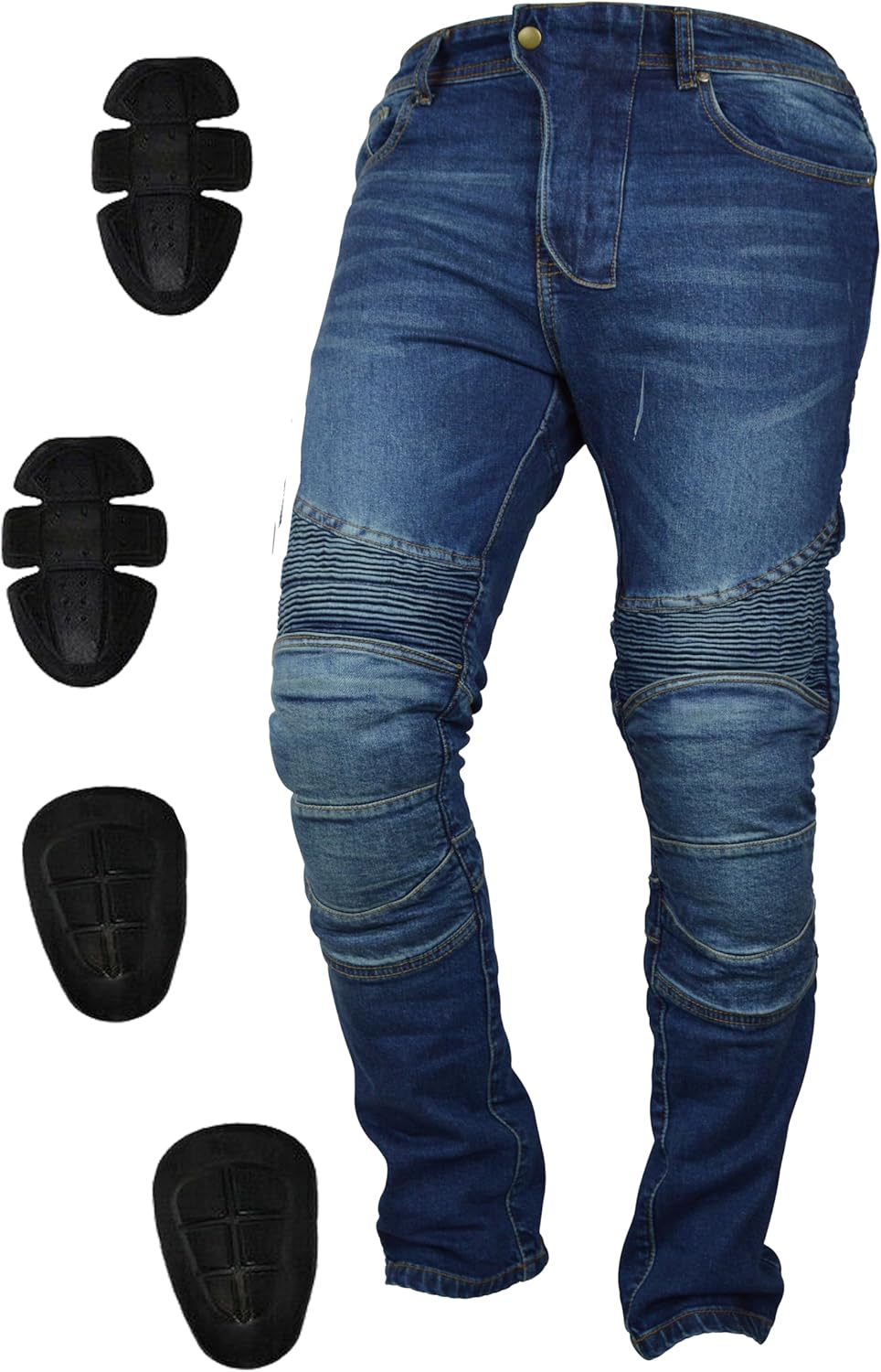 Motorcycle Pants for Men Motocross Riding Pants Motorbike Riding Denim Jeans with CE Armor Protector Pads