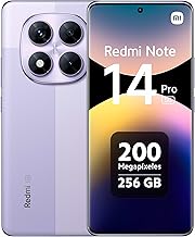 Xiaomi Redmi Note 14 Pro 5G Smartphone, 8GB RAM 256GB ROM, 6.67" Curved AMOLED Screen, 200MP Camera, Dual SIM Card, NFC, 45W Turbo Charging, 5110mAh Battery, Lavender Violet