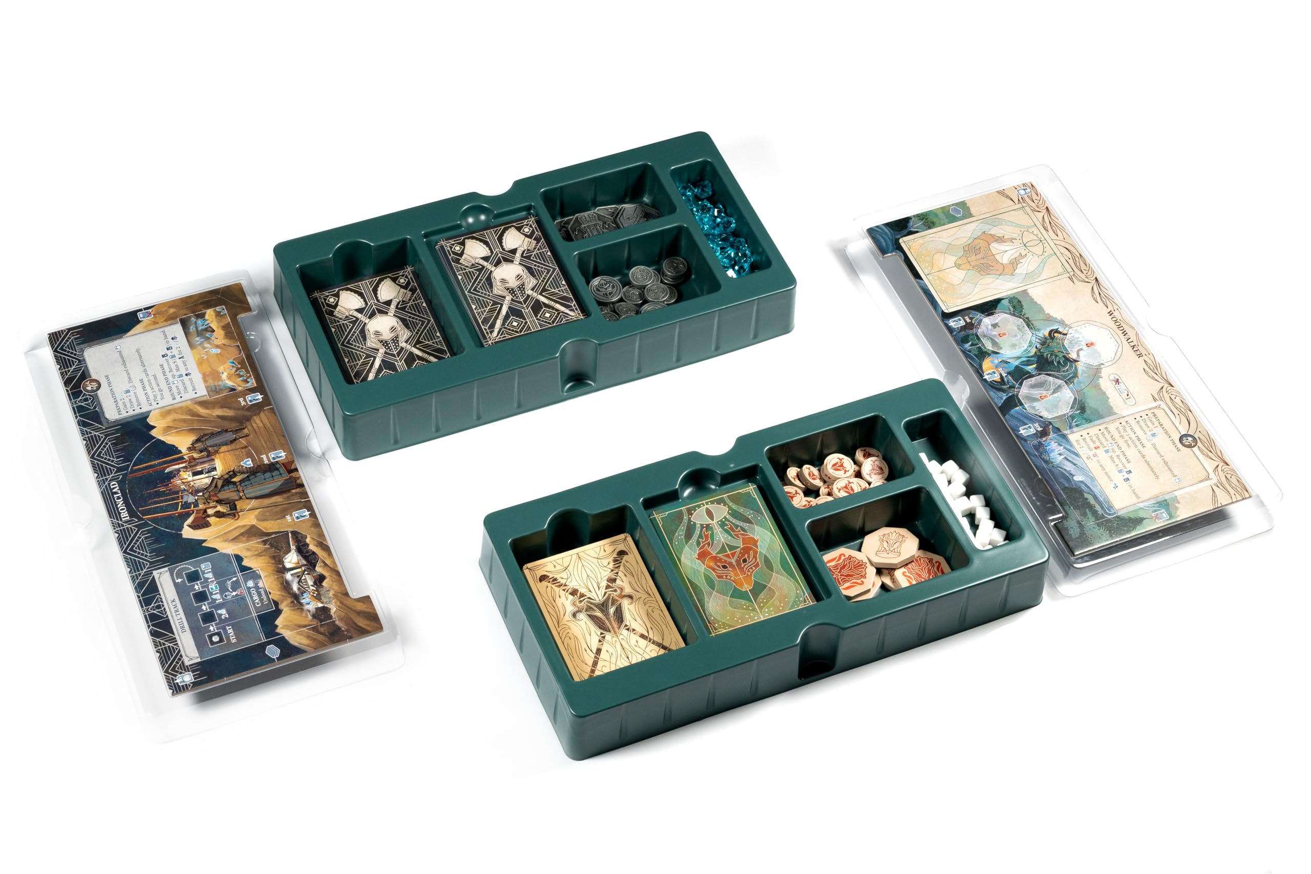 Mindclash Games Ironwood - Juego de cartas táctico asimétrico para 1-2 jugadores | Estrategias específicas de facción y cartas de acción multiusos | Guerra de fantasía altamente competitiva