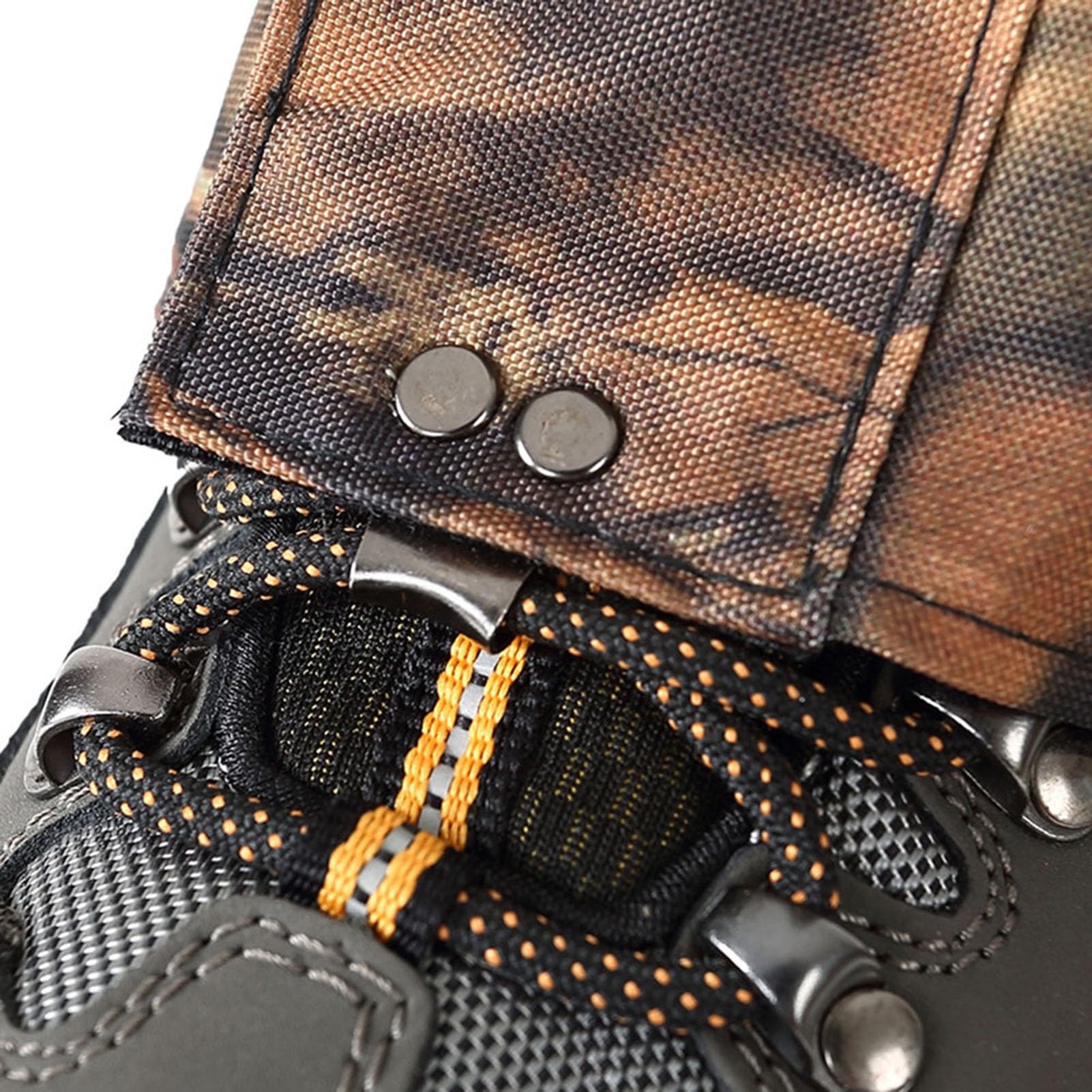 Guêtres de Jambe, avec Boucle en Dentelle en métal, guêtres d'extérieur, Protection des Jambes de Cyclisme, adaptées à l'alpinisme, à l'escalade, au Ski et à la Raquette