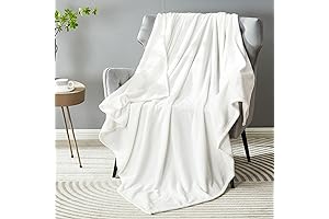 Indulge in Comfort with Our Plush and Cozy White Furry Throw Blanket