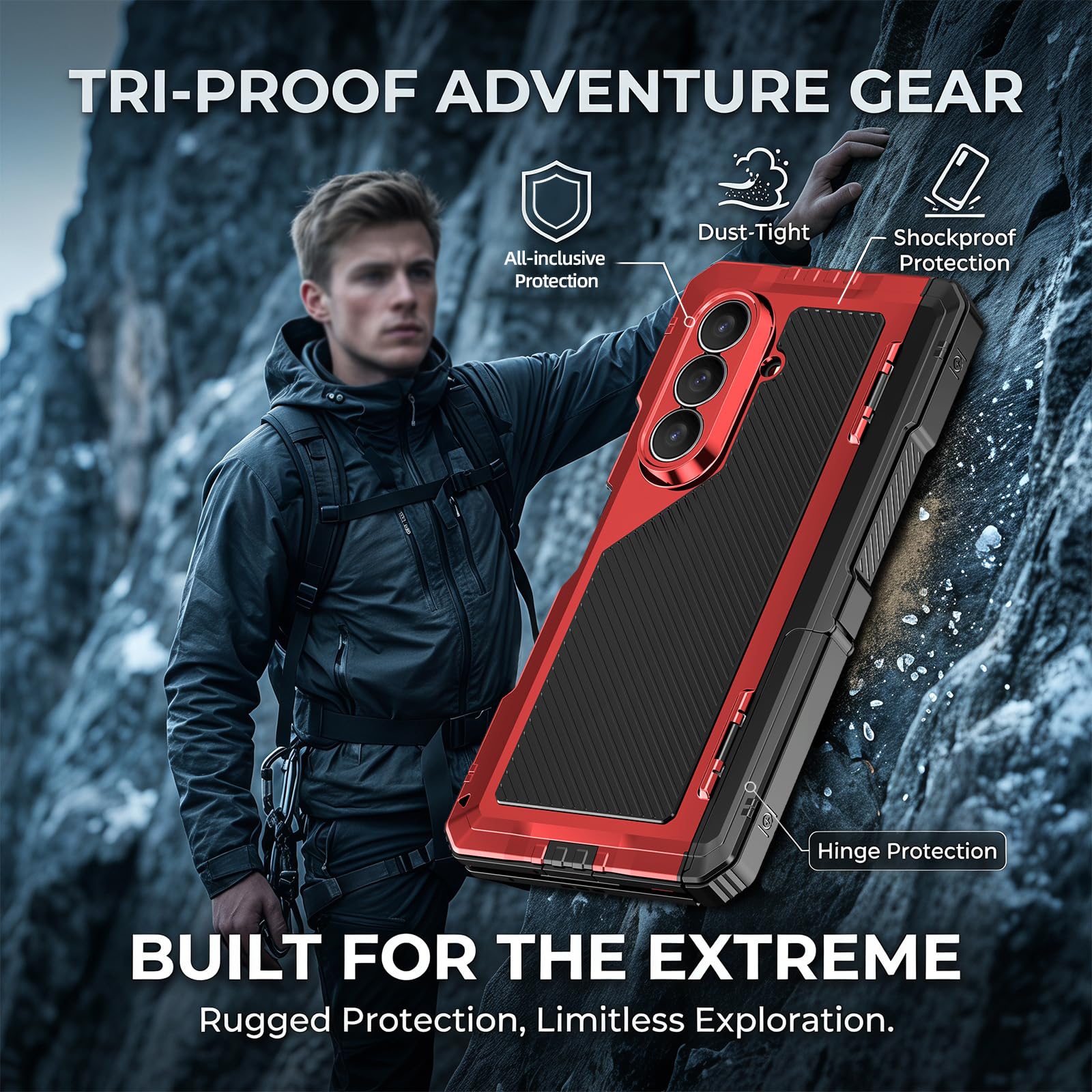 Custodia antiurto for Samsung Galaxy Z Fold 8 Ultra robusta