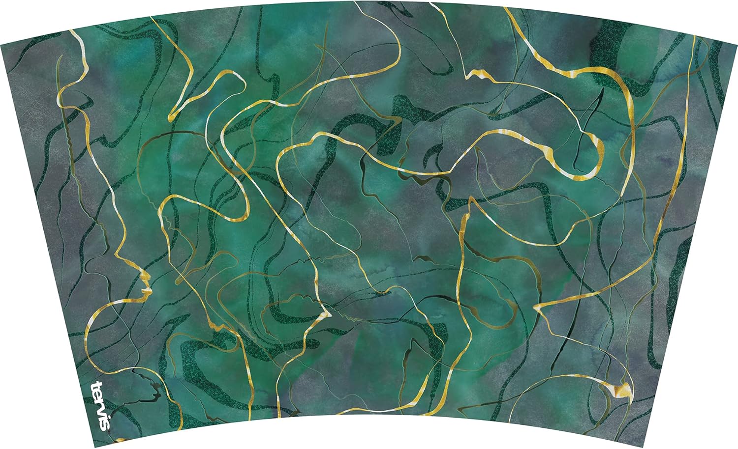 Tervis Marble - Malachite Made in USA Double Walled Insulated Tumbler Travel Cup Keeps Drinks Cold & Hot, 16oz, Classic - Image 2