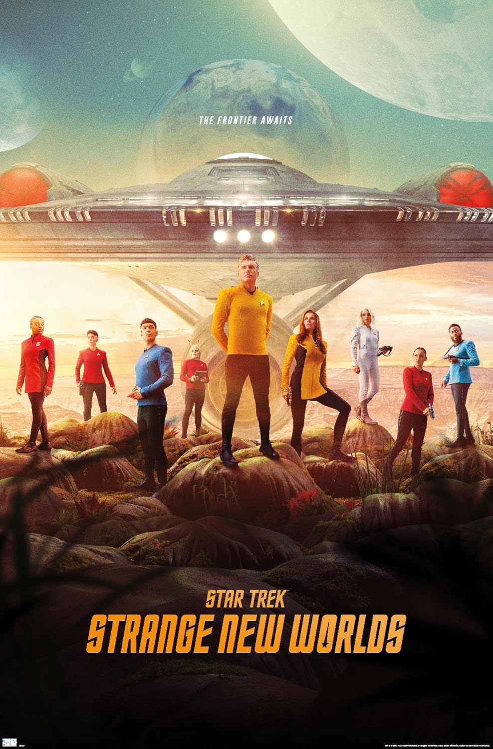 Star Trek: Strange New Worlds - Key Art Wall Poster, 34L" x 22.4W", Premium Unframed Version