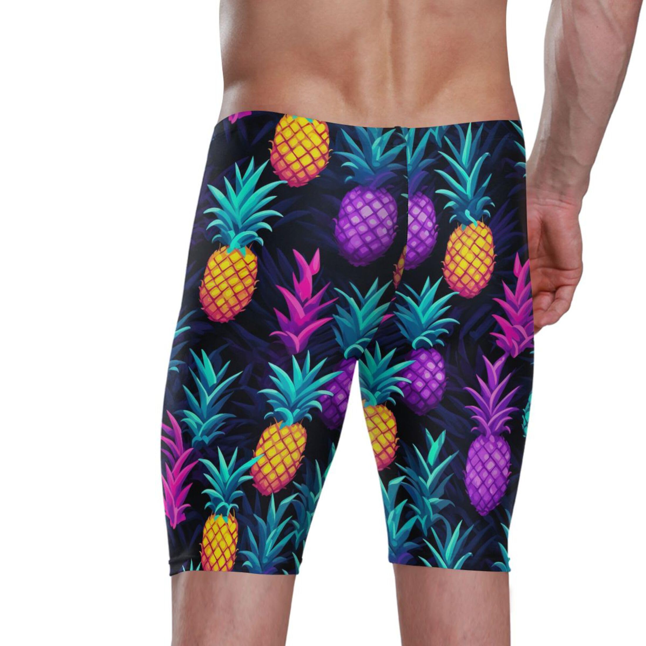 UMIRIKO Pineapple Fruit Mens Swim Jammers Swimsuit XL B0401011
