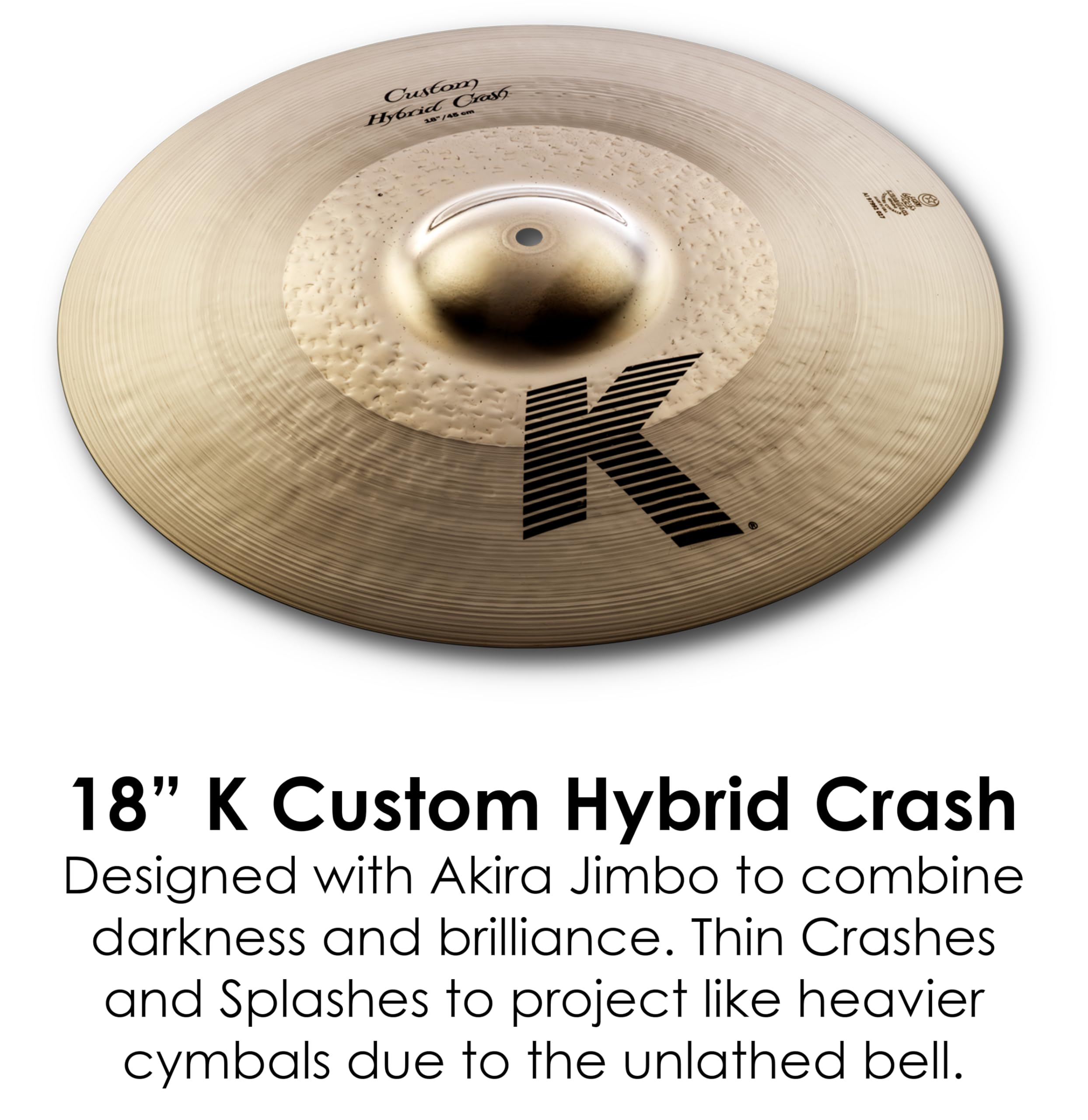 Amazon.com: Zildjian K1250 K Custom Hybrid Cymbal Pack 14/16/18/20